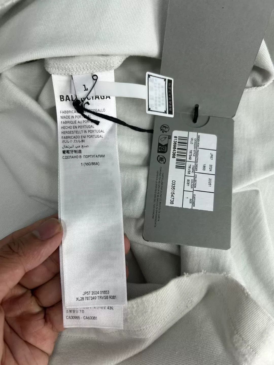 Balenciaga Balenciaga Melting Logo T-Shirt Size 1 Size US S / EU 44-46 / 1 - 5 Thumbnail