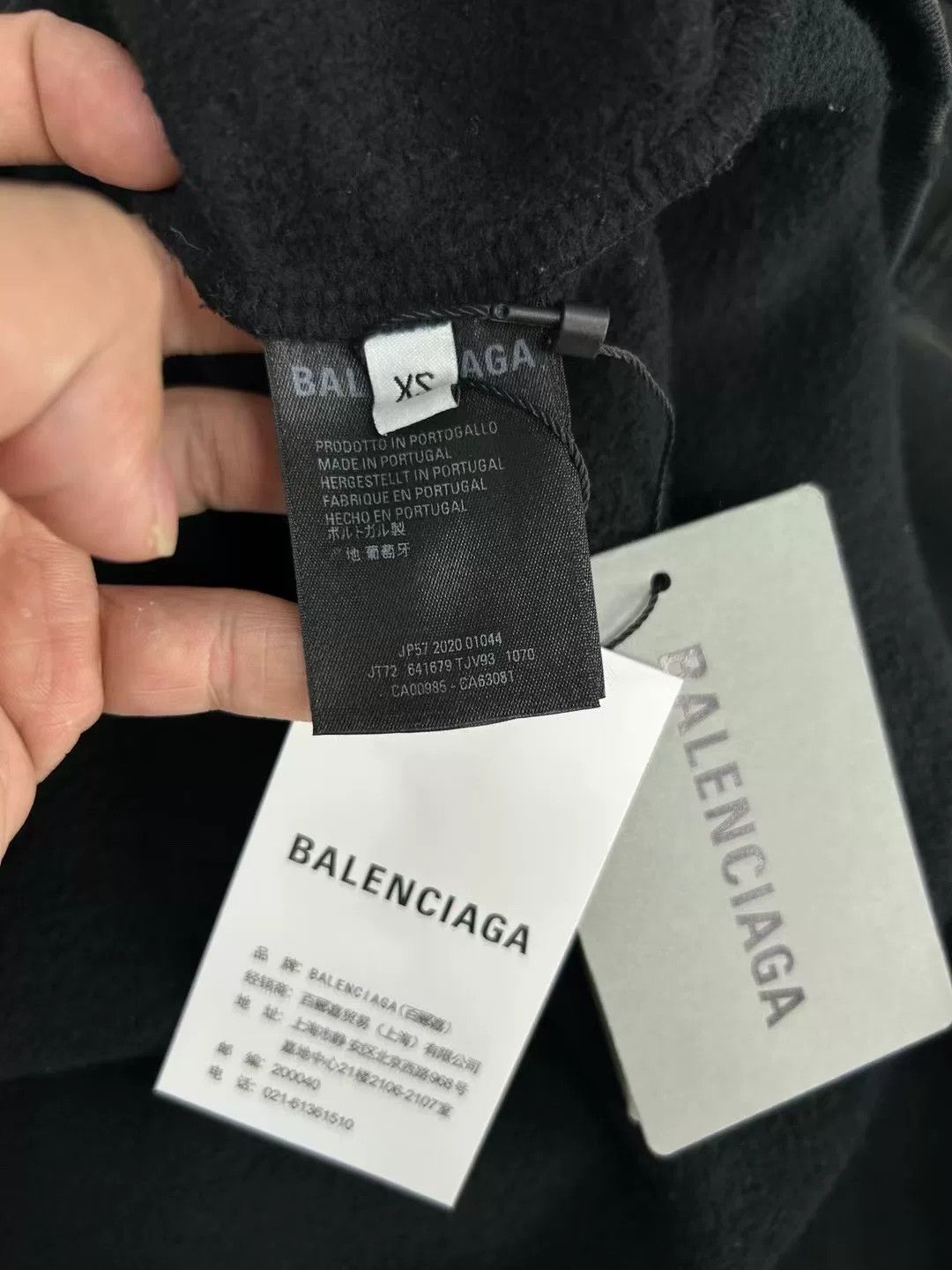 Balenciaga Balenciaga Mosaic Letter Hoodie Size XS Size US XS / EU 42 / 0 - 5 Thumbnail