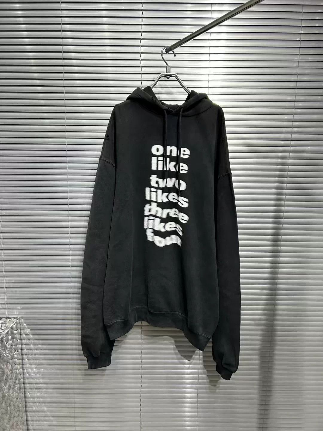 Balenciaga Balenciaga Mosaic Letter Hoodie Size XS Size US XS / EU 42 / 0 - 2 Thumbnail