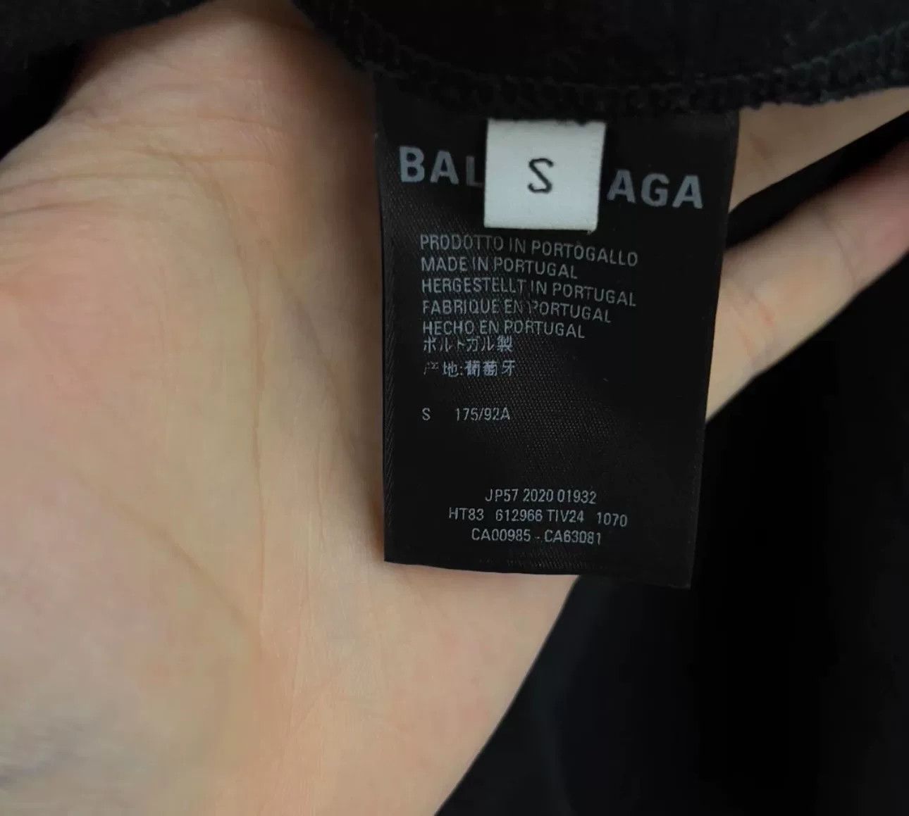 Balenciaga Balenciaga Crew Logo Graphic T-Shirt Size S Size US S / EU 44-46 / 1 - 5 Thumbnail