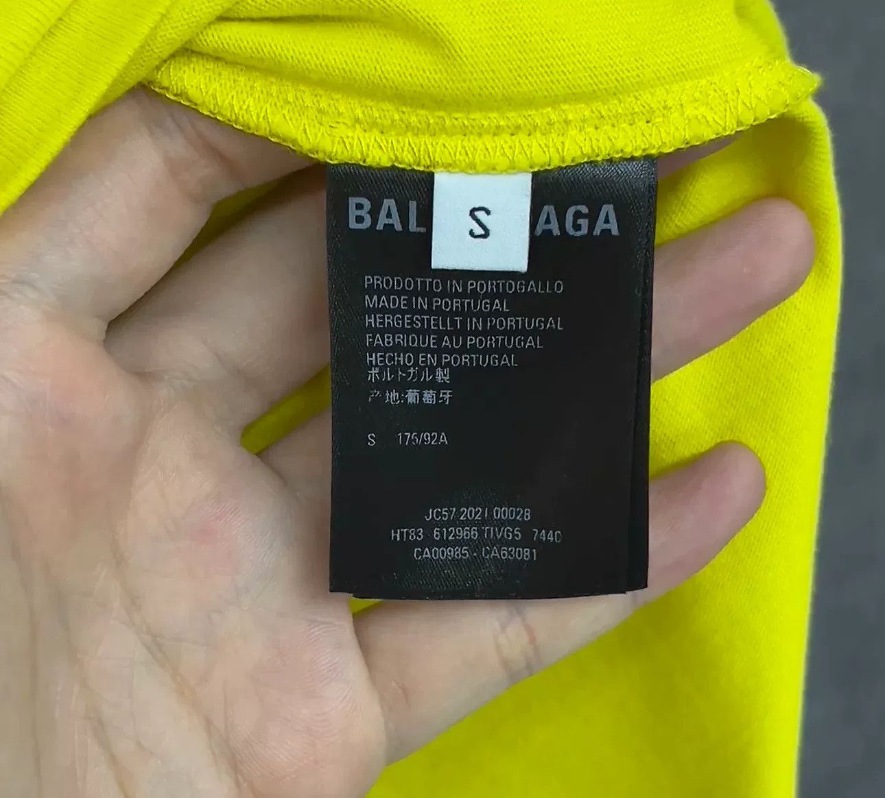 Balenciaga Balenciaga Logo Print T-Shirt Size S Size US S / EU 44-46 / 1 - 5 Thumbnail
