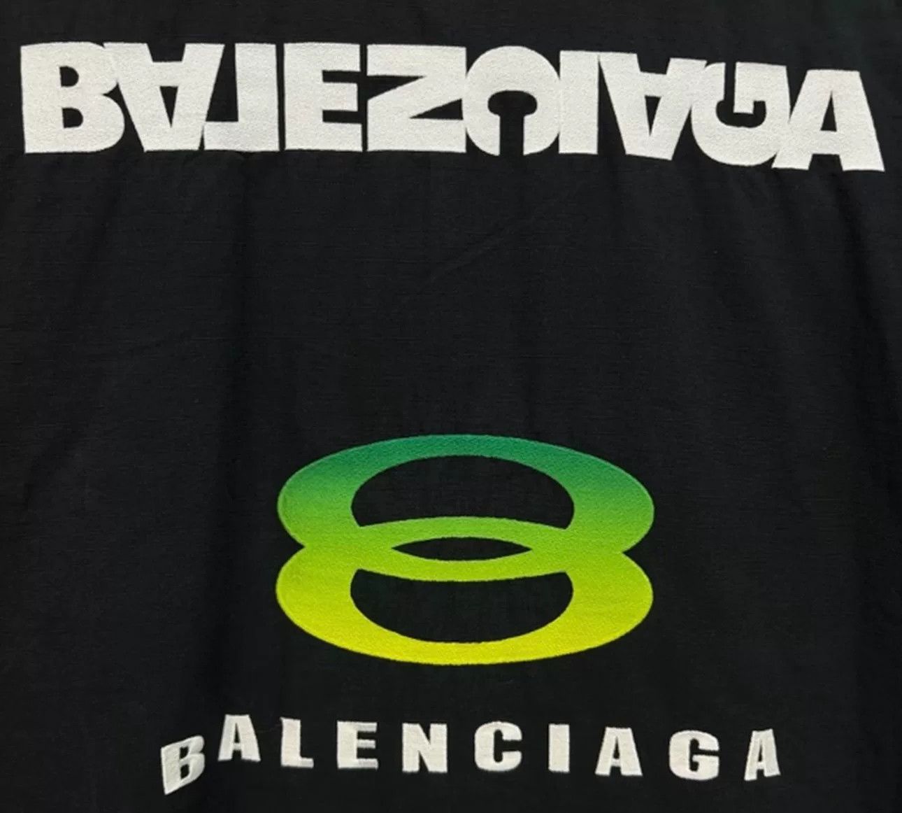 Balenciaga Balenciaga Graphic Logo Short Sleeve Shirt Size S Size US S / EU 44-46 / 1 - 5 Thumbnail