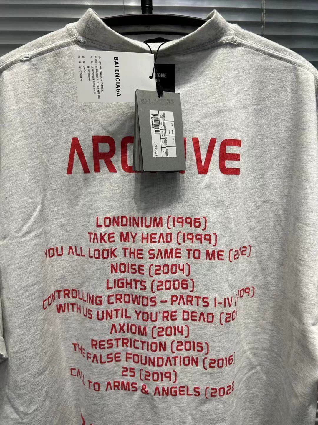 Balenciaga Balenciaga x Archive T-Shirt Size 2 Size US M / EU 48-50 / 2 - 4 Thumbnail