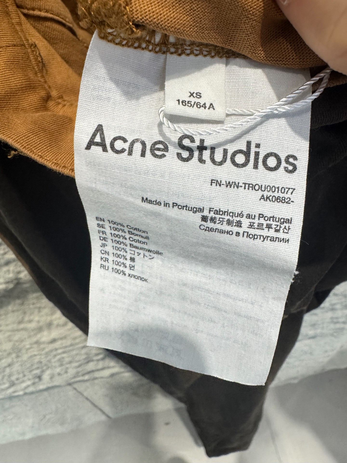 Acne Studios Acne Studios Brown Wash Casual Pants Size US 28 Size US 28 / EU 44 - 5 Thumbnail