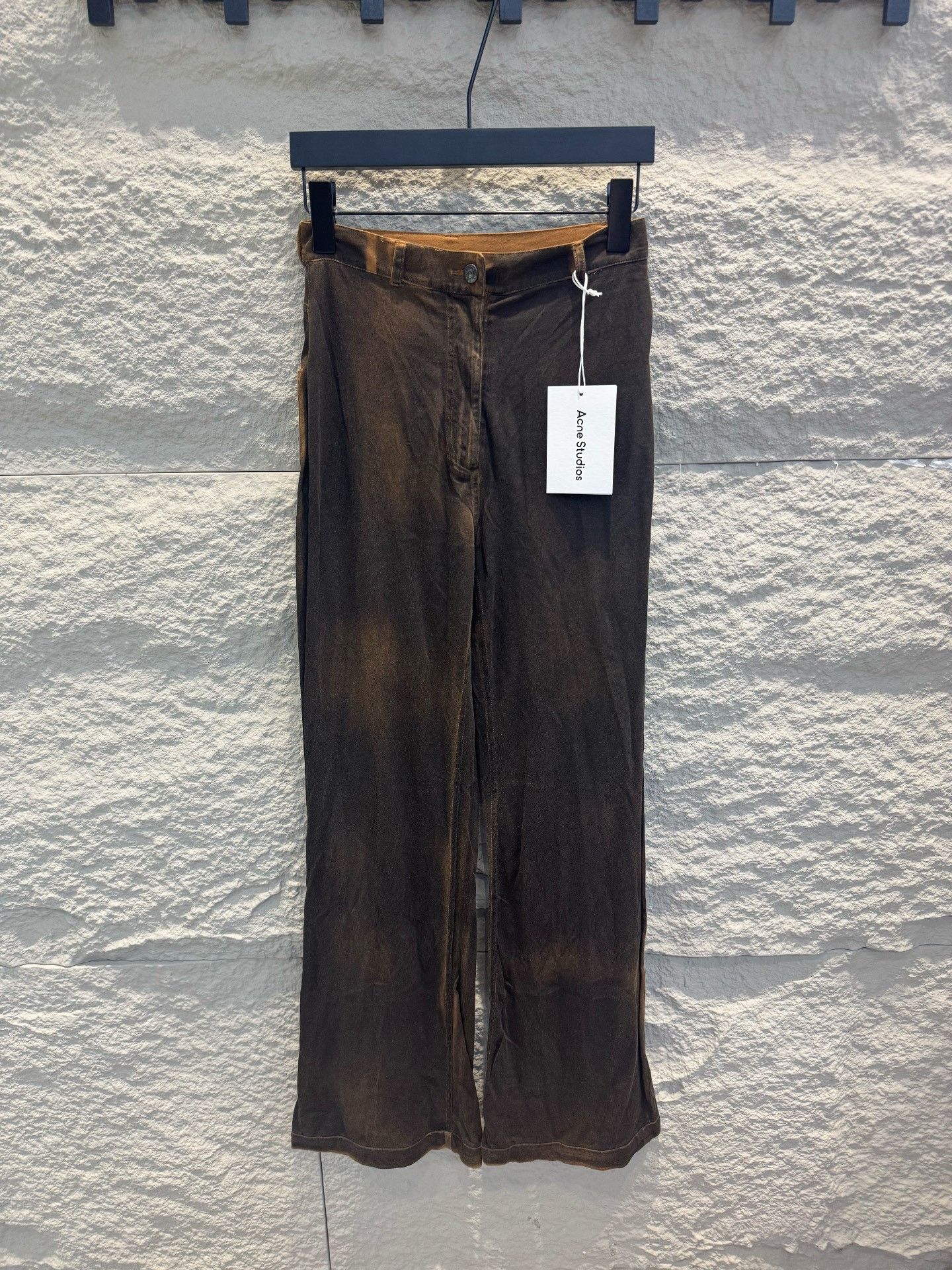 Acne Studios Acne Studios Brown Wash Casual Pants Size US 28 Size US 28 / EU 44 - 2 Thumbnail