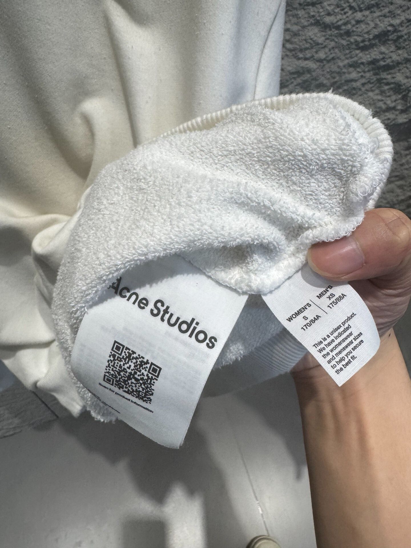 Acne Studios Acne Studios Stockholm 1996 Print Hoodie Size XS Size US XS / EU 42 / 0 - 5 Thumbnail