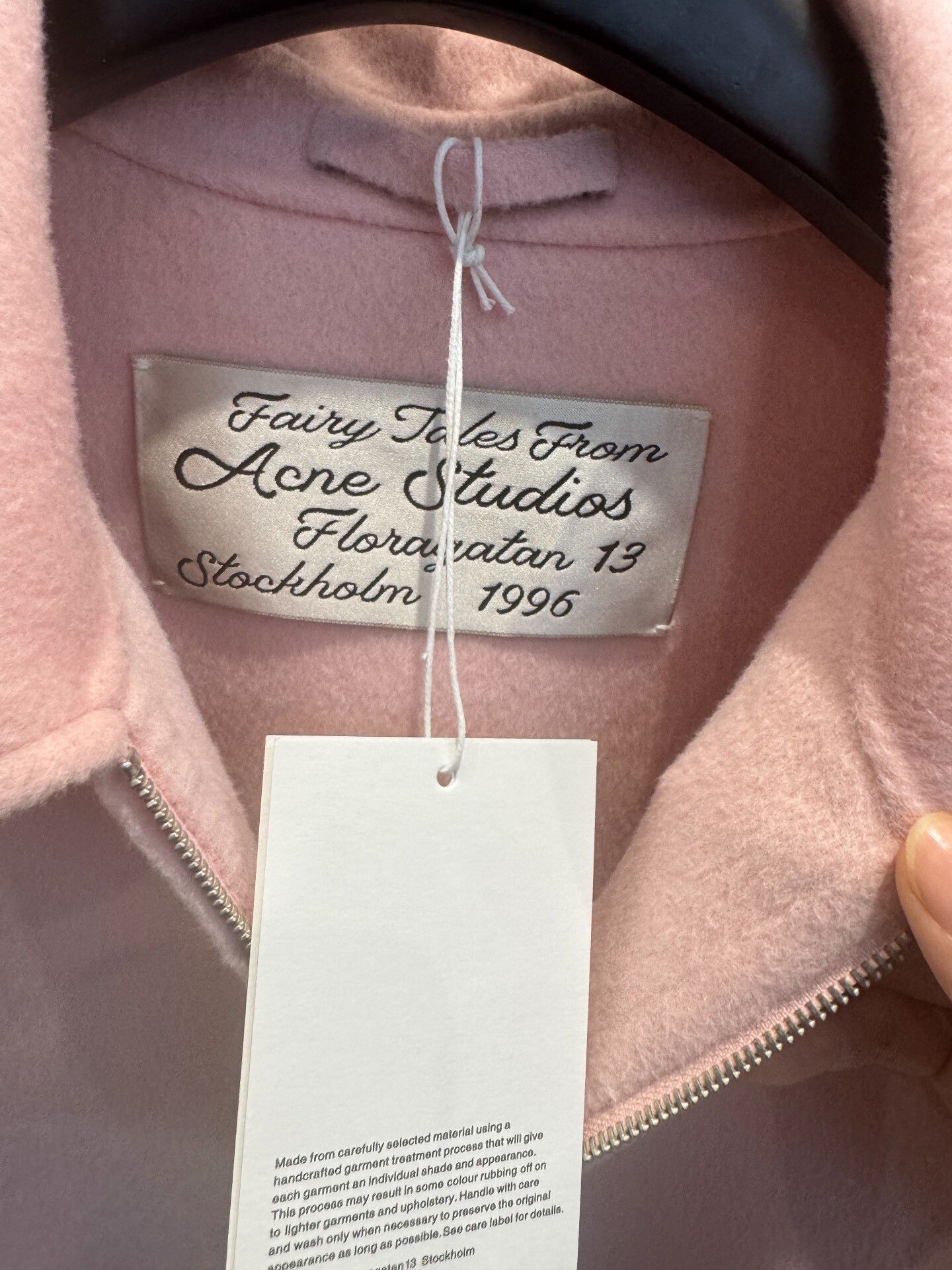 Acne Studios Acne Studios Pink Wool Jacket Size S Size US S / EU 44-46 / 1 - 3 Thumbnail