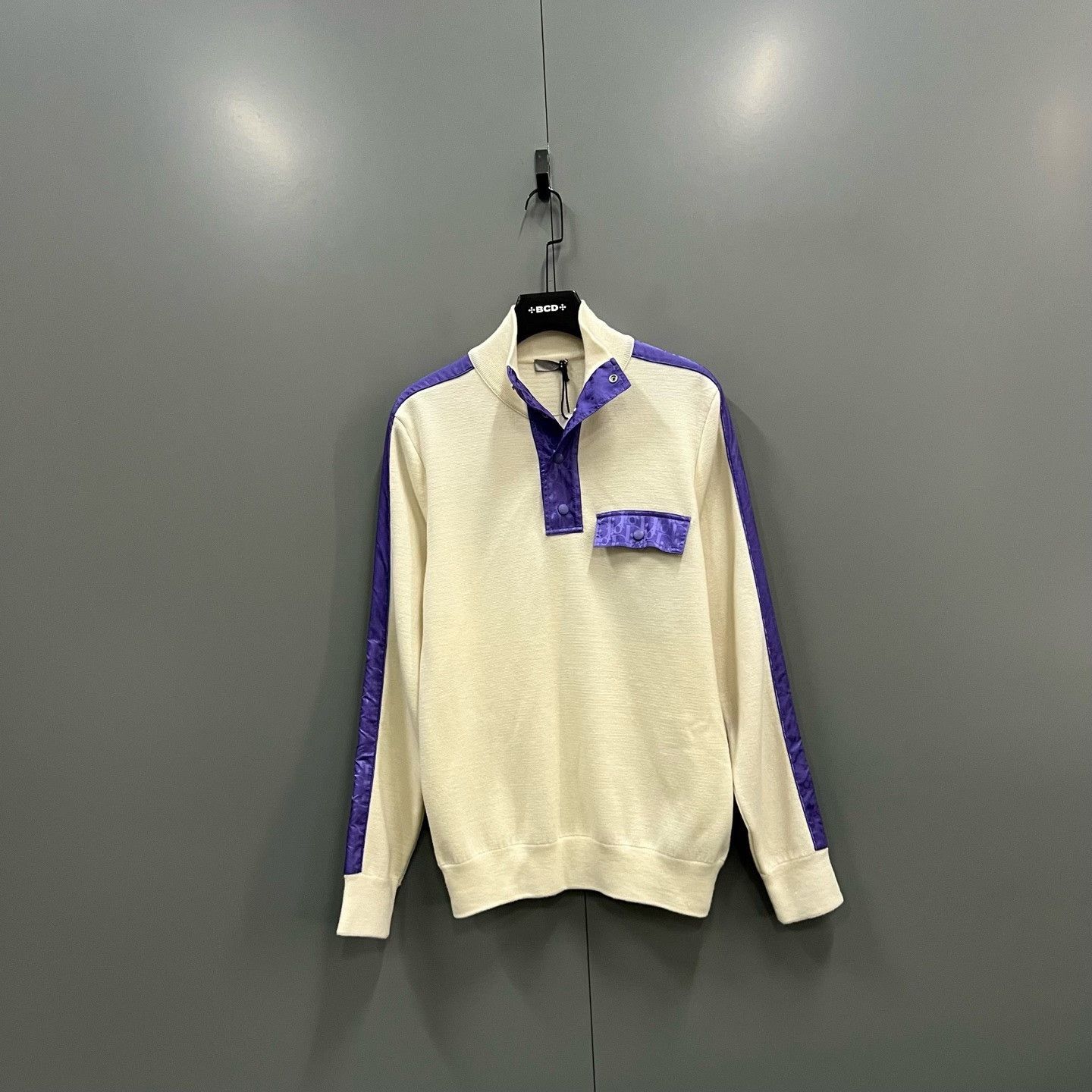 Dior Dior Purple Panel Sweater Size M Size US M / EU 48-50 / 2 - 2 Thumbnail