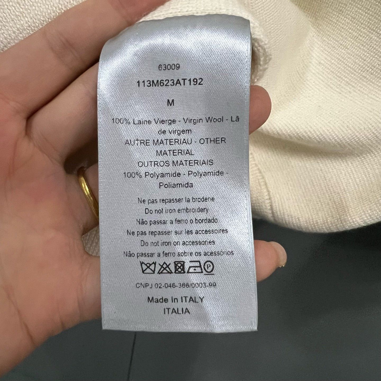 Dior Dior Purple Panel Sweater Size M Size US M / EU 48-50 / 2 - 4 Thumbnail