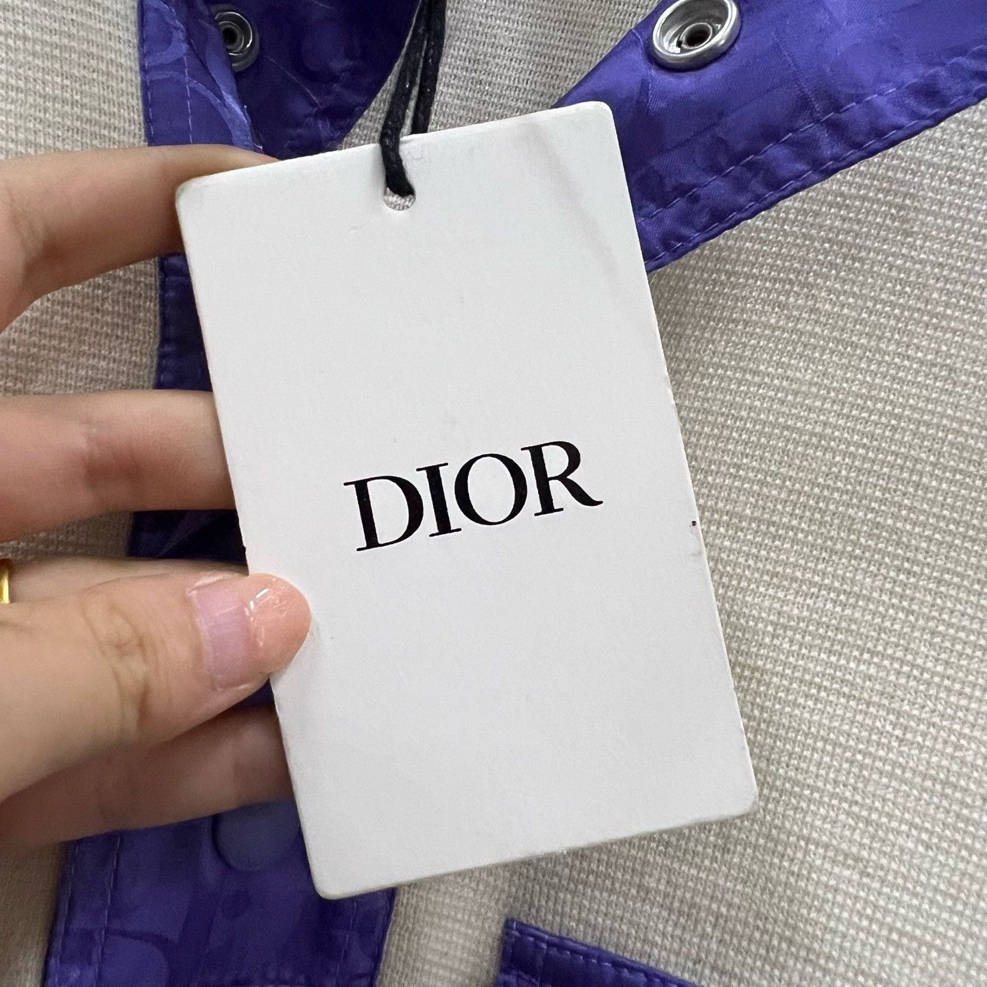 Dior Dior Purple Panel Sweater Size M Size US M / EU 48-50 / 2 - 6 Thumbnail