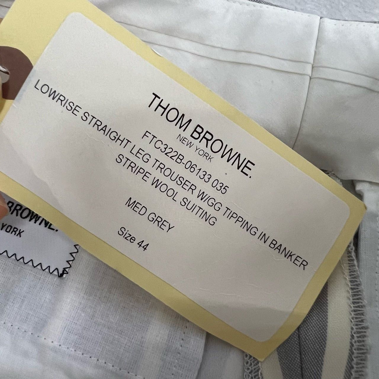 Thom Browne Thom Browne Striped Wool Trousers Size 28 Size US 28 / EU 44 - 5 Thumbnail