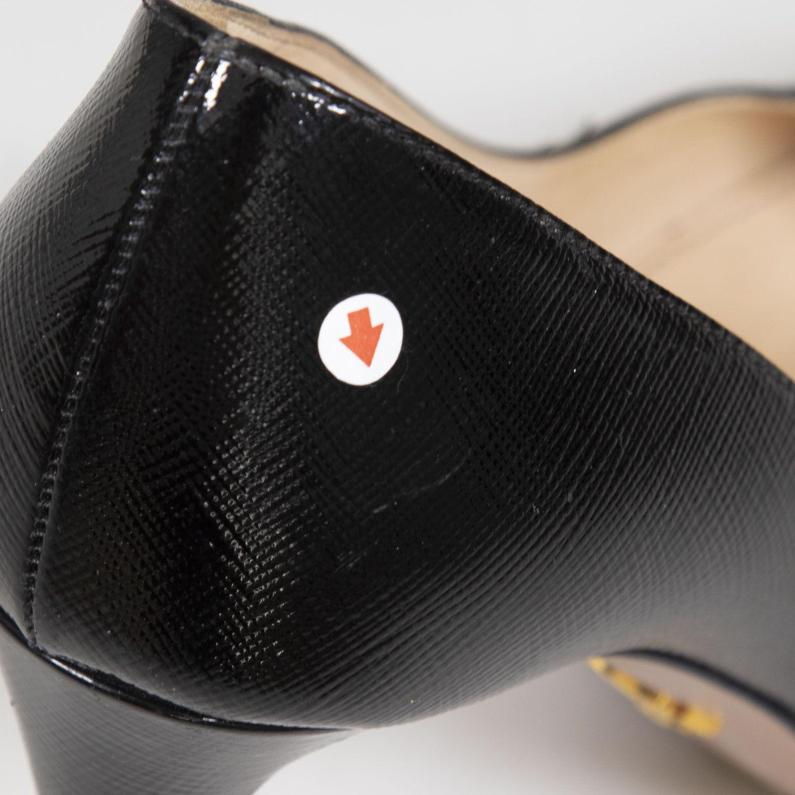 Prada Black Saffiano Leather Pumps Size US 6 / IT 36 - 10 Thumbnail
