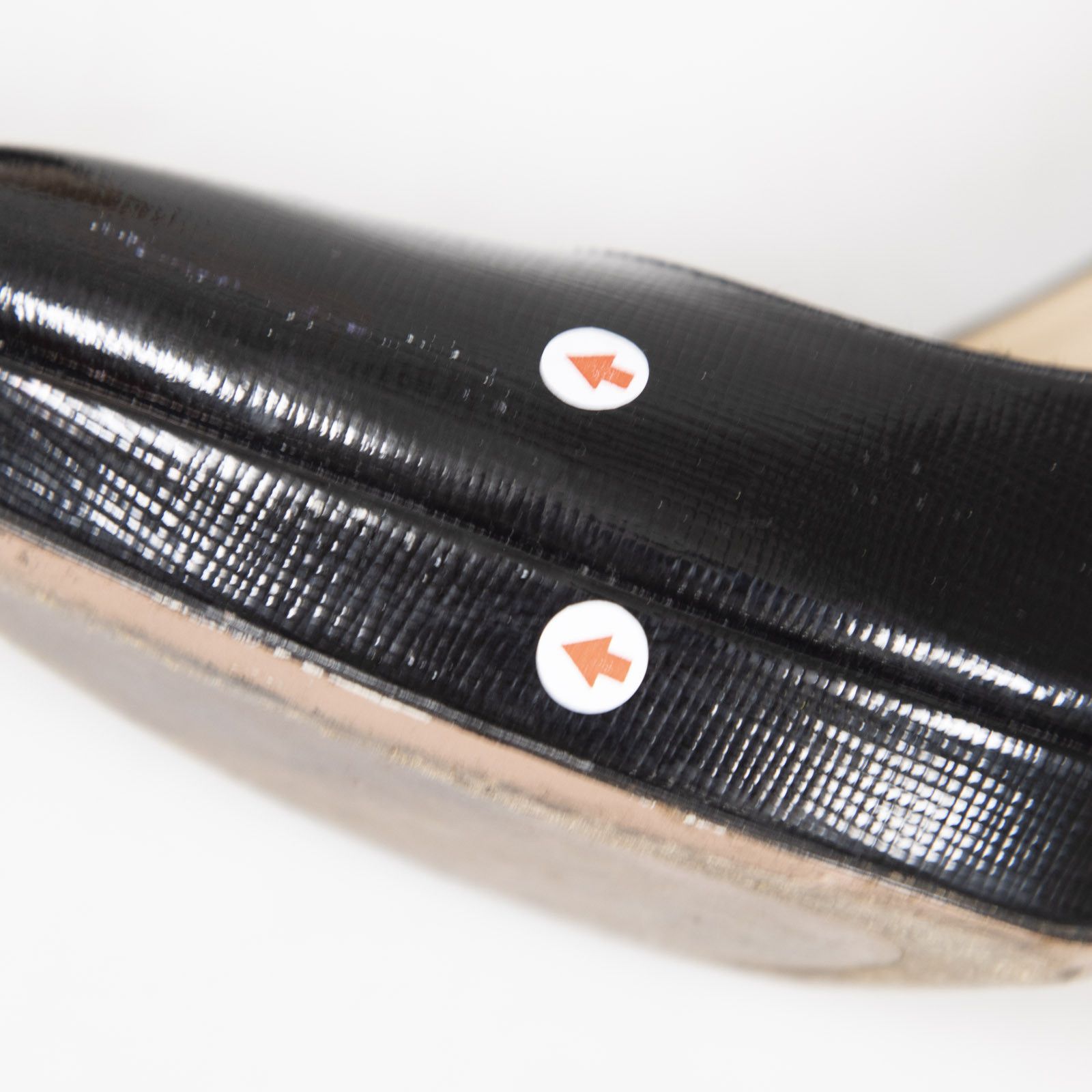Prada Black Saffiano Leather Pumps Size US 6 / IT 36 - 7 Thumbnail