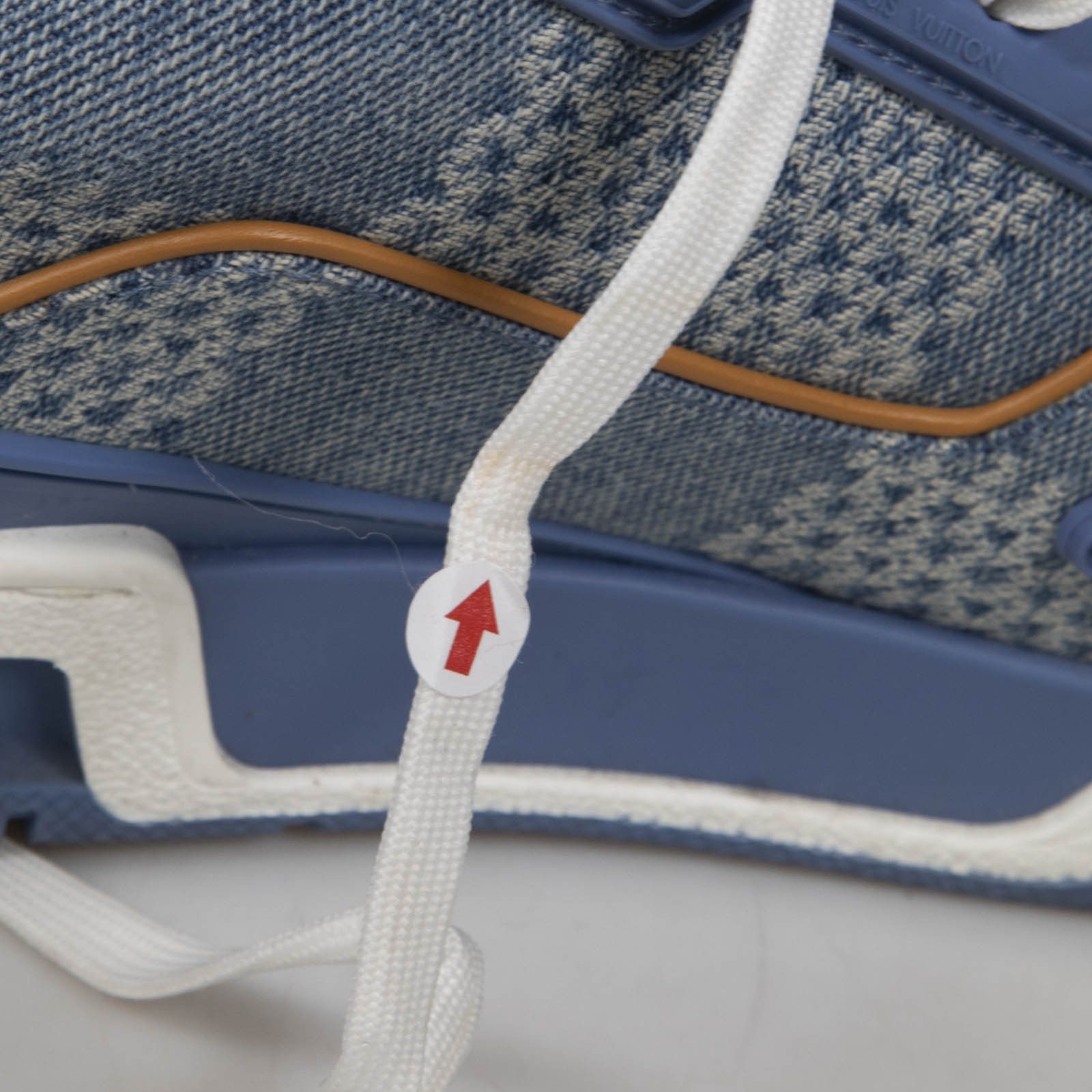 Louis Vuitton Blue Denim LV Trainer Sneakers Size US 10 / IT 40 - 11 Thumbnail