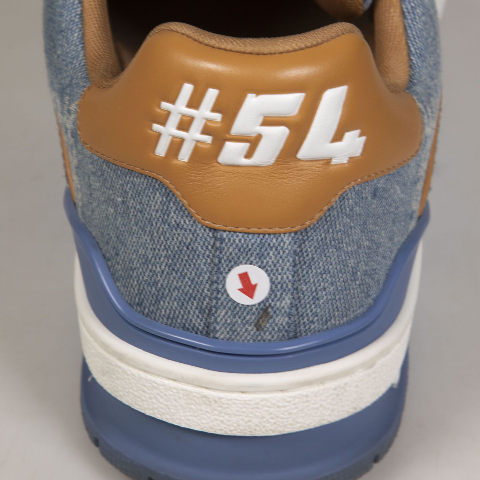 Louis Vuitton Blue Denim LV Trainer Sneakers Size US 10 / IT 40 - 7 Thumbnail