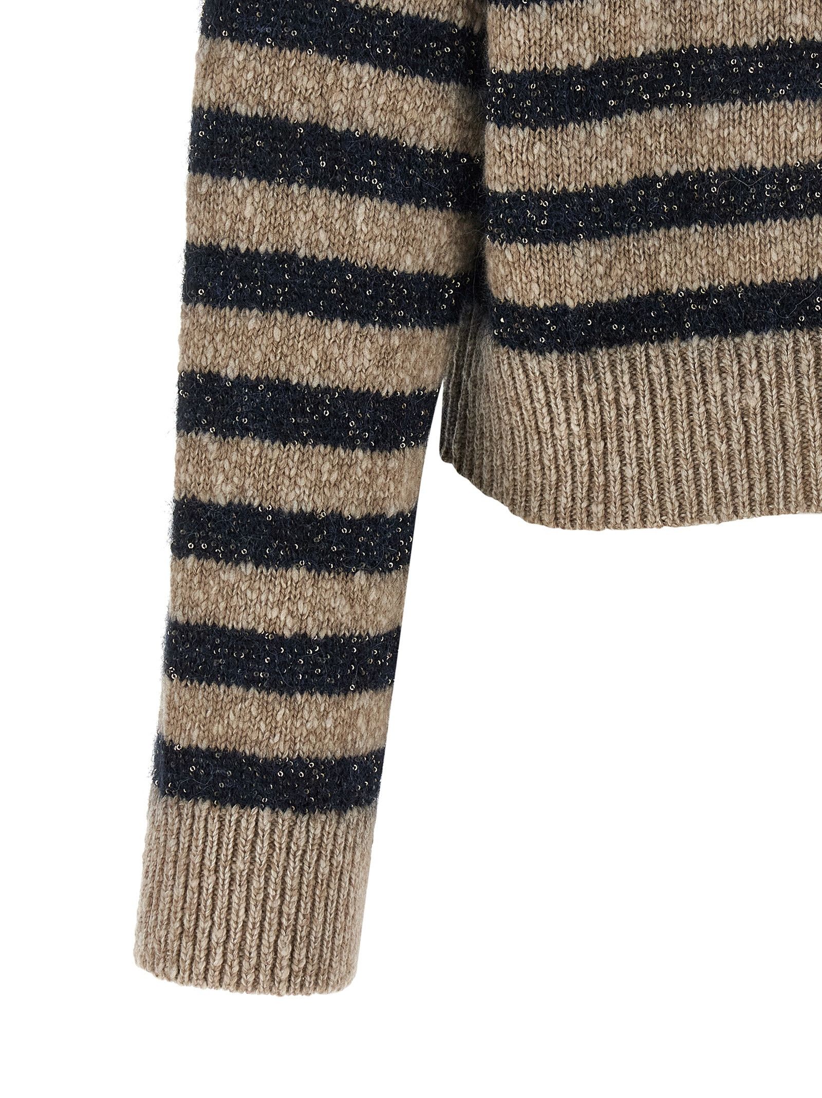 Brunello Cucinelli 'Dazzling Stripes' Sweater Size XS / US 0-2 / IT 36-38 - 4 Thumbnail