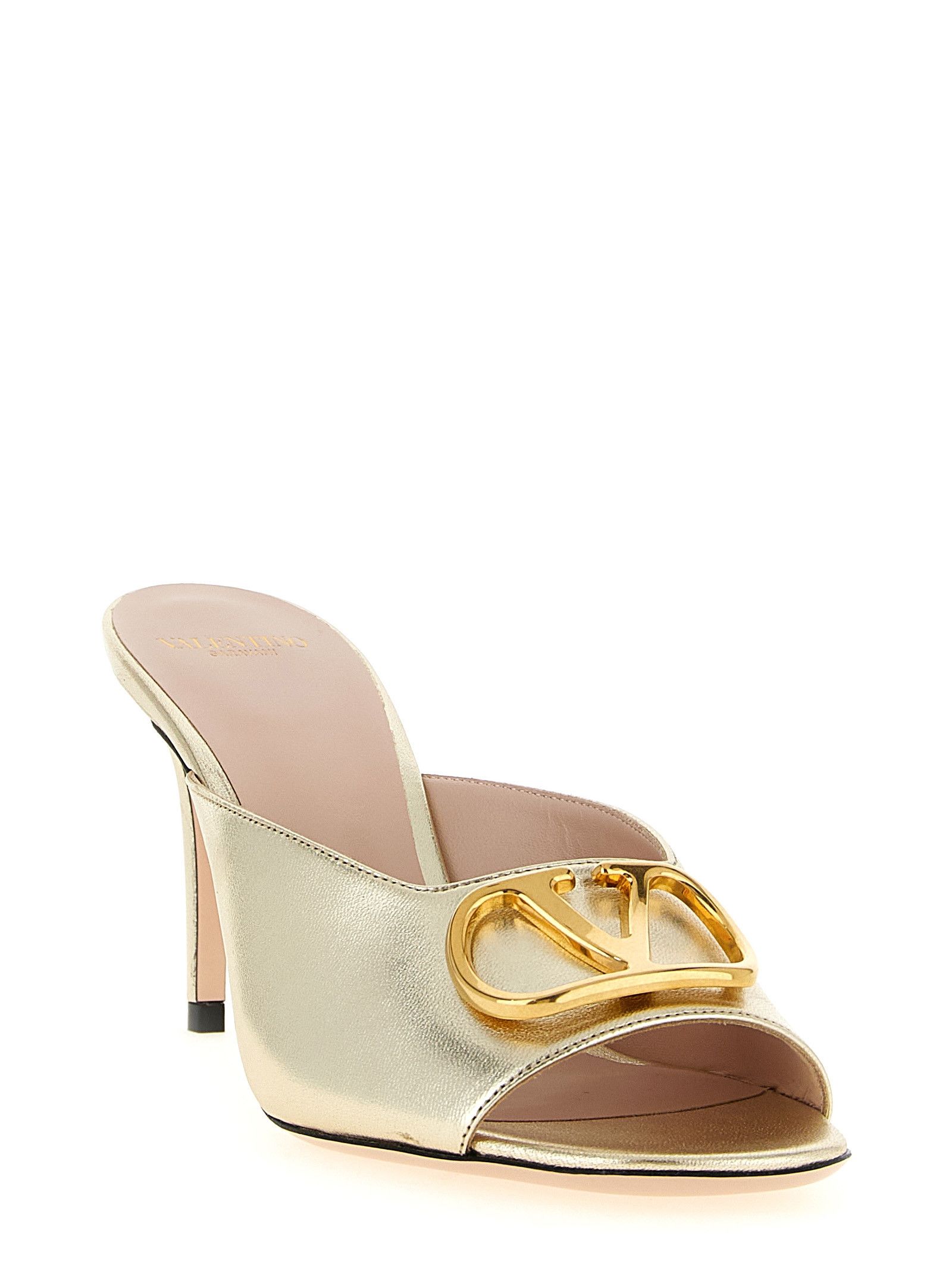 Valentino Valentino Garavani Vlogo Signature Sandals Size US 10.5 / IT 40.5 - 2 Thumbnail