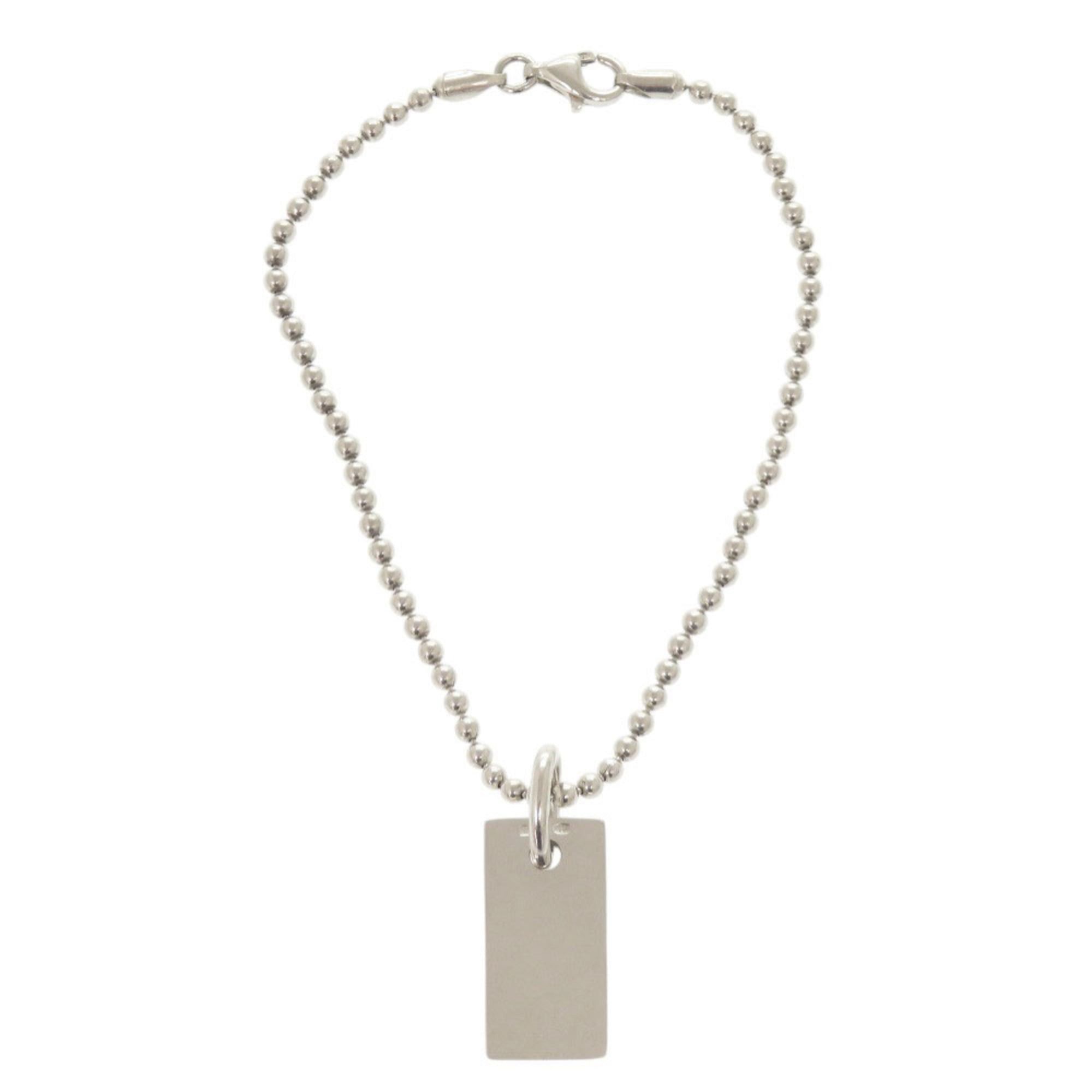 Gucci Gucci logo plate ball chain sterling silver 925 bracelet 1642GUCCI Size ONE SIZE - 3 Thumbnail