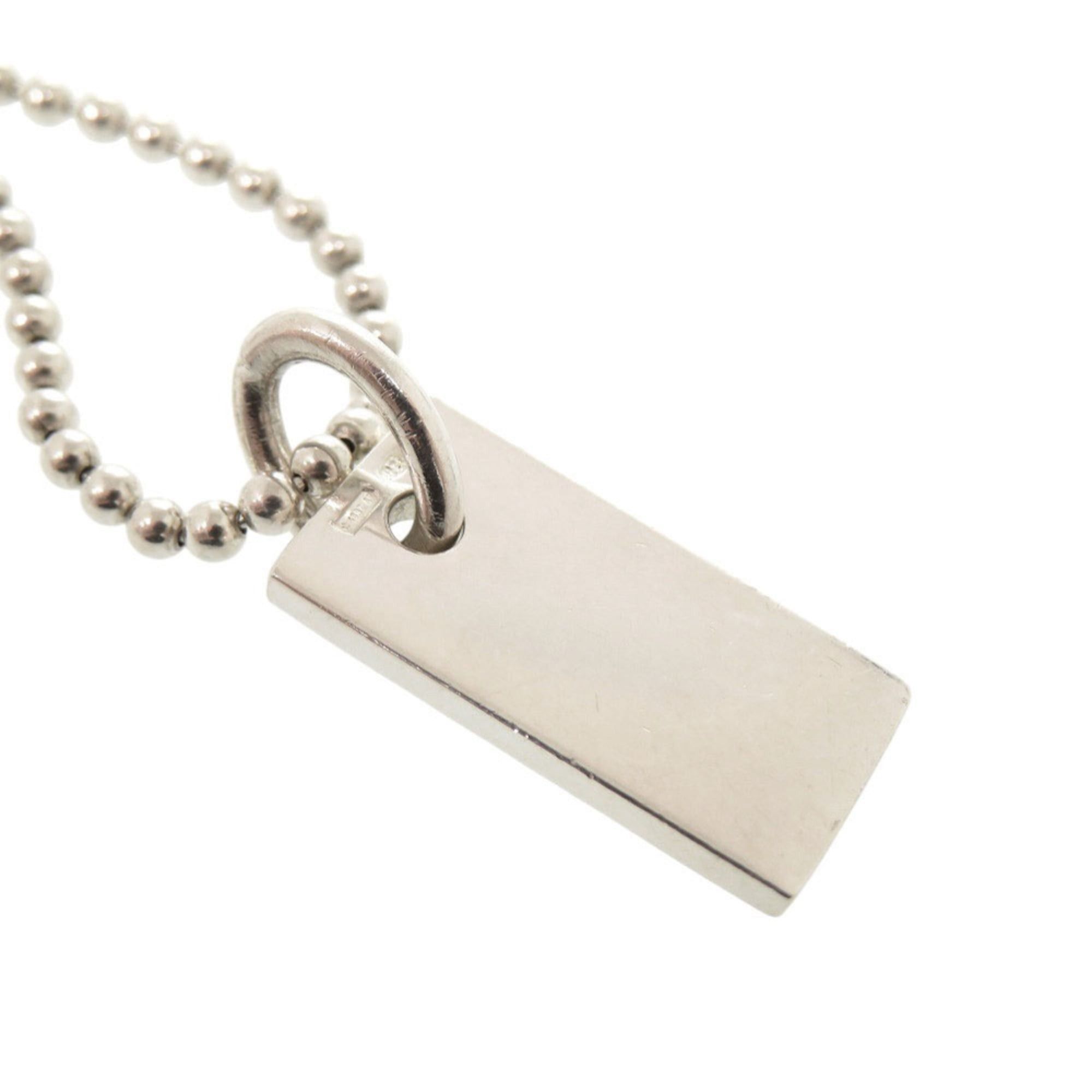 Gucci Gucci logo plate ball chain sterling silver 925 bracelet 1642GUCCI Size ONE SIZE - 9 Thumbnail