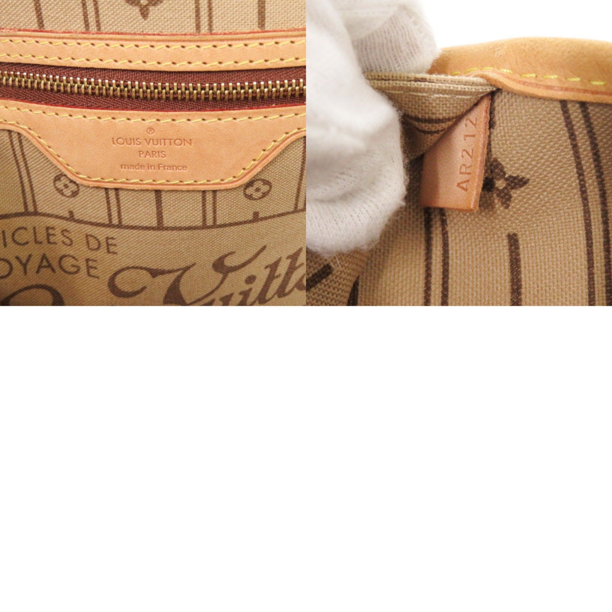 Louis Vuitton Louis Vuitton Neverfull MM Monogram M40156 Tote Bag LV 0346 LOUIS VUITTON Size ONE SIZE - 10 Thumbnail