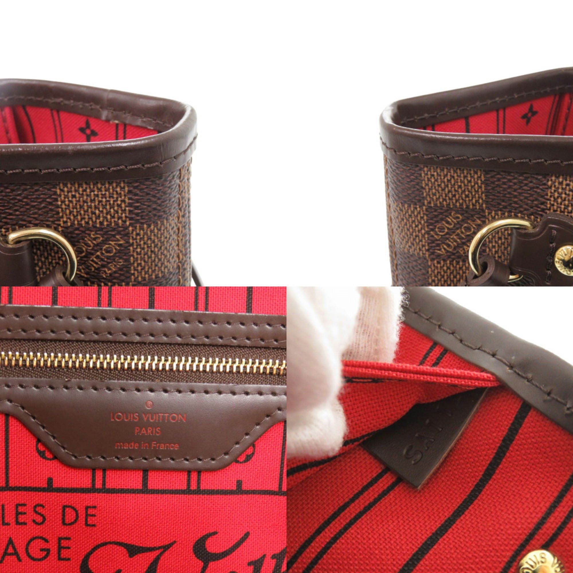 Louis Vuitton Like New Louis Vuitton Neverfull PM Damier Cerise N51109 Tote Bag LV 0158 LOUIS VUITTON Size ONE SIZE - 10 Thumbnail