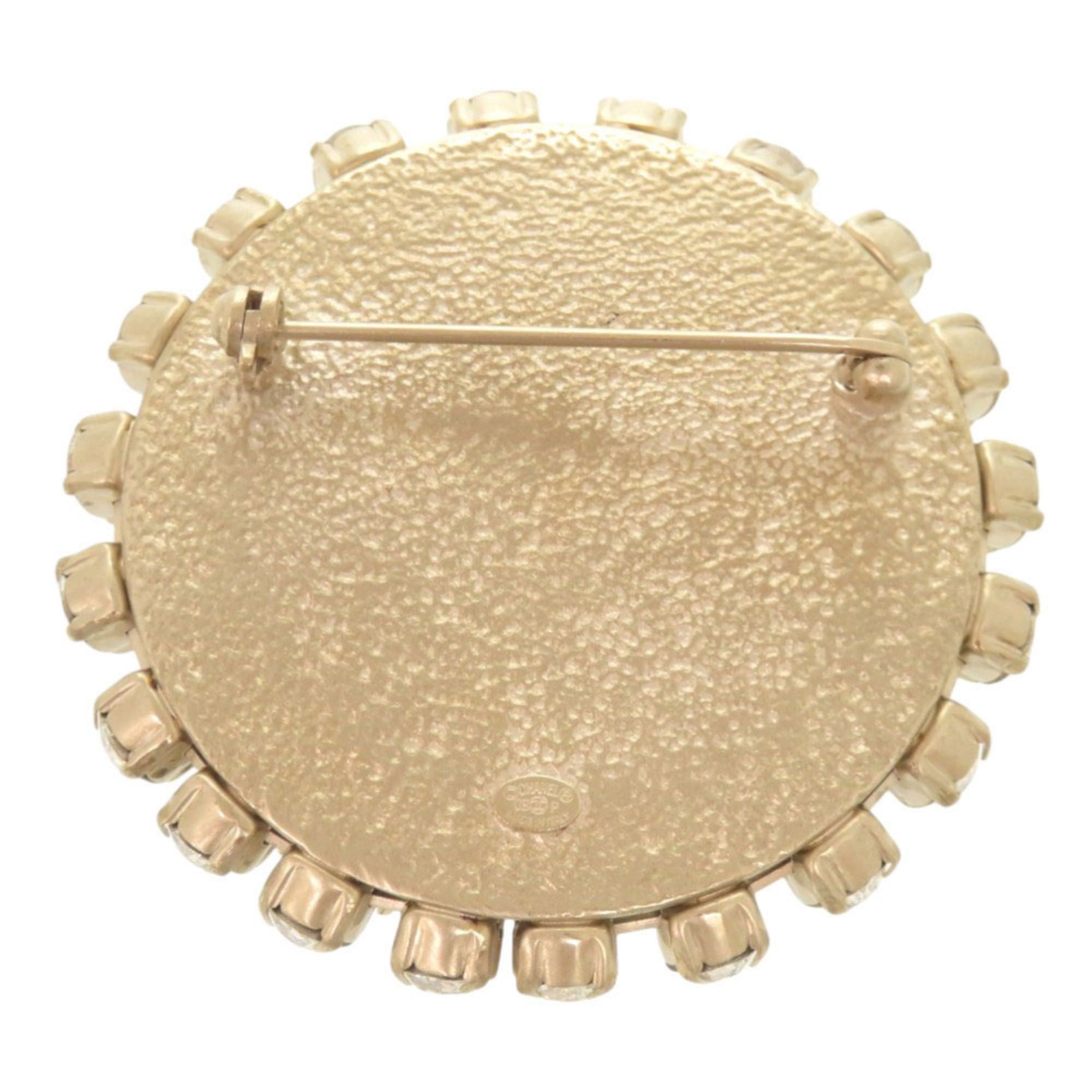 Chanel Excellent condition Chanel cross motif metal rhinestone black brooch 0445CHANEL Size ONE SIZE - 3 Thumbnail