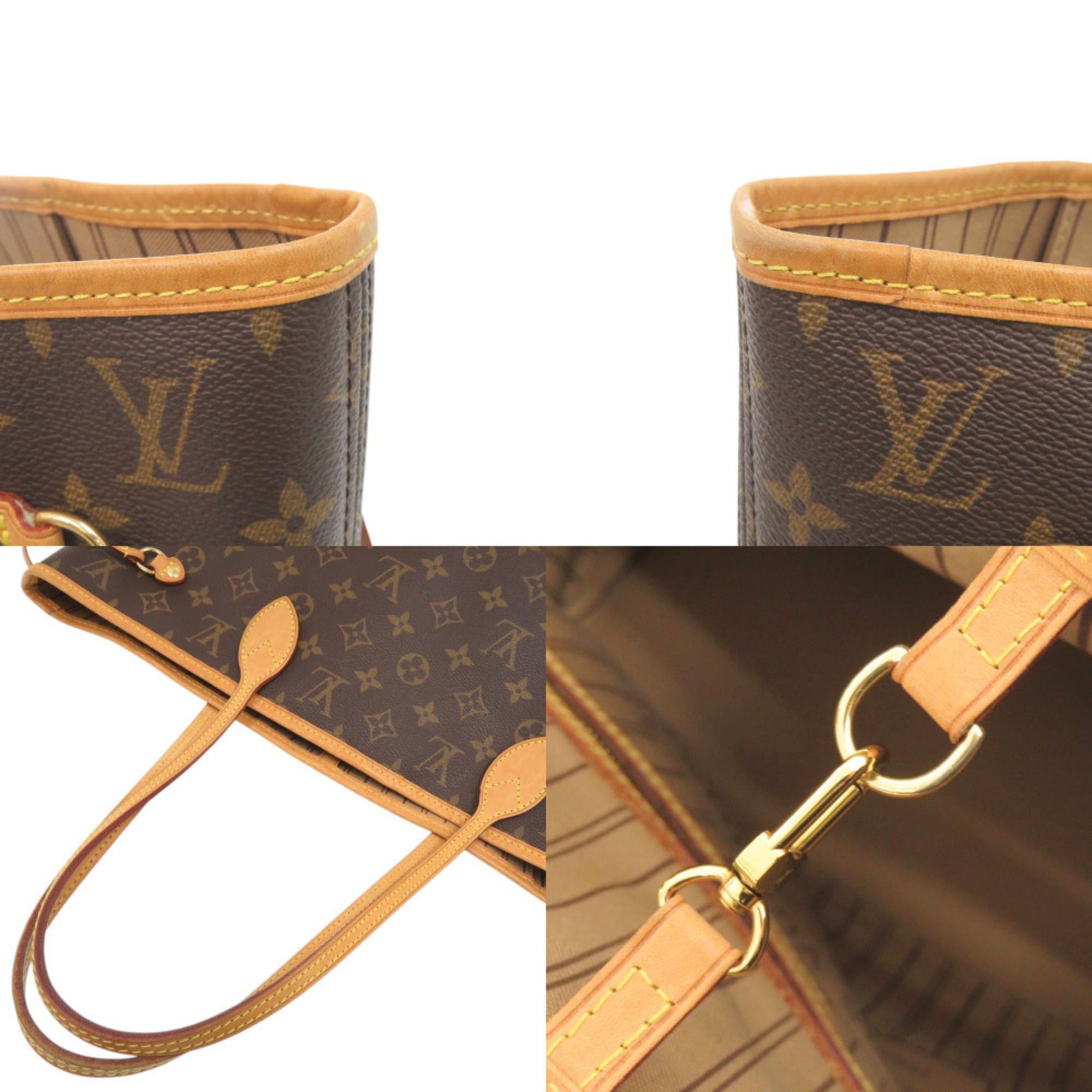 Louis Vuitton Louis Vuitton Neverfull MM Handbag with Pouch, Monogram M40995 Tote Bag LV 1358 LOUIS VUITTON Size ONE SIZE - 7 Thumbnail
