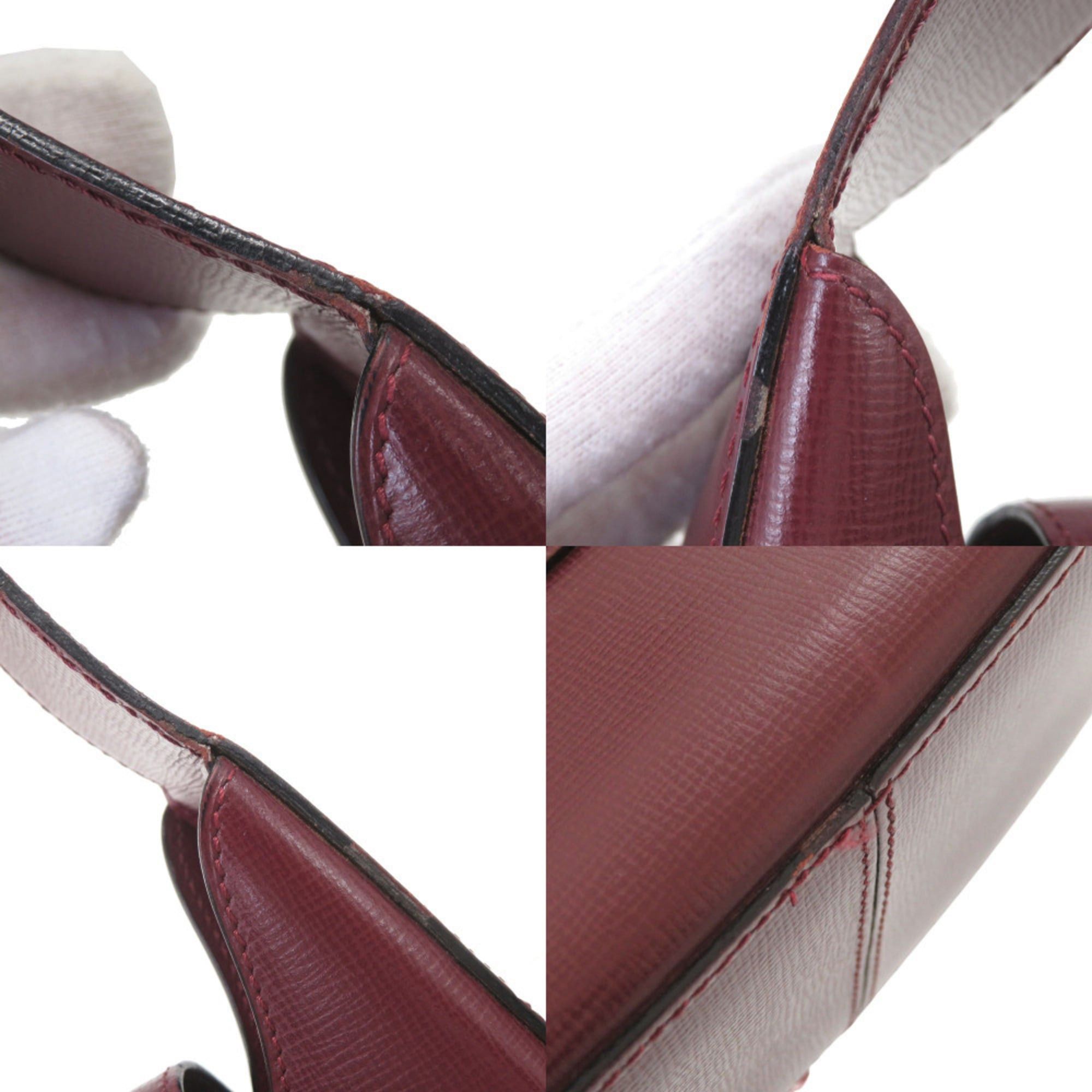 Cartier Excellent condition Cartier Must Line leather burgundy one-shoulder bag 0673CARTIER Size ONE SIZE - 9 Thumbnail