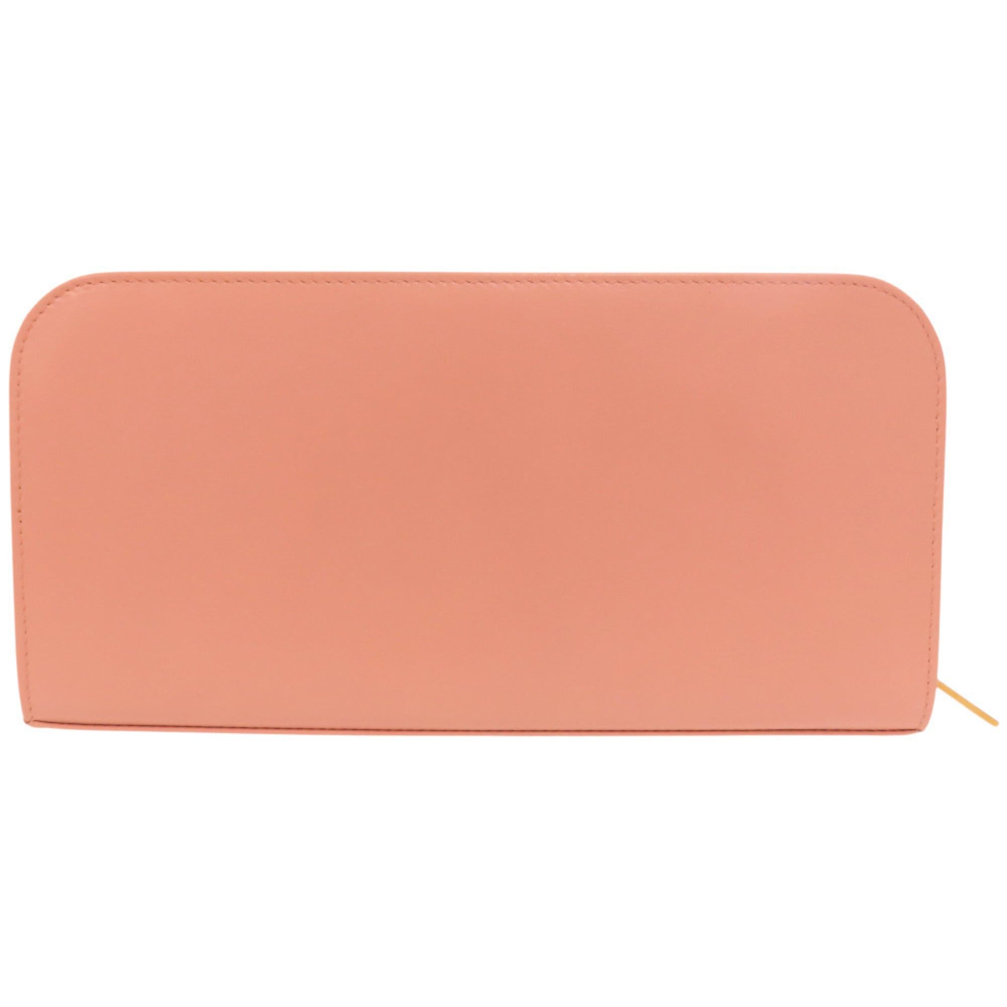 Yves Saint Laurent Yves Saint Laurent Excellent condition Saint Laurent Paris round zipper wallet 326599 534563 Calfskin Salmon Pink 1253SAINT LAURENT PARIS Size ONE SIZE - 3 Thumbnail