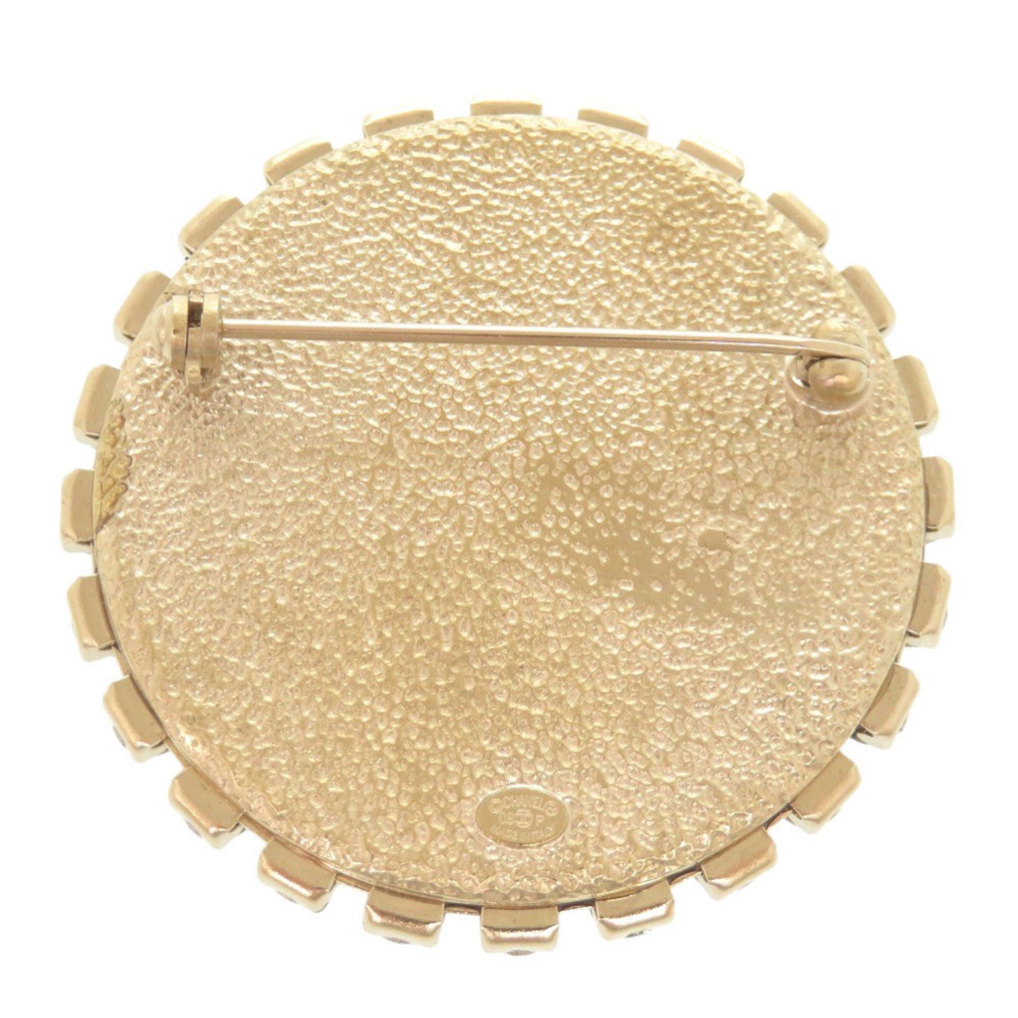 Chanel Excellent condition Chanel Camellia design metal rhinestone white brooch 0444CHANEL Size ONE SIZE - 3 Thumbnail