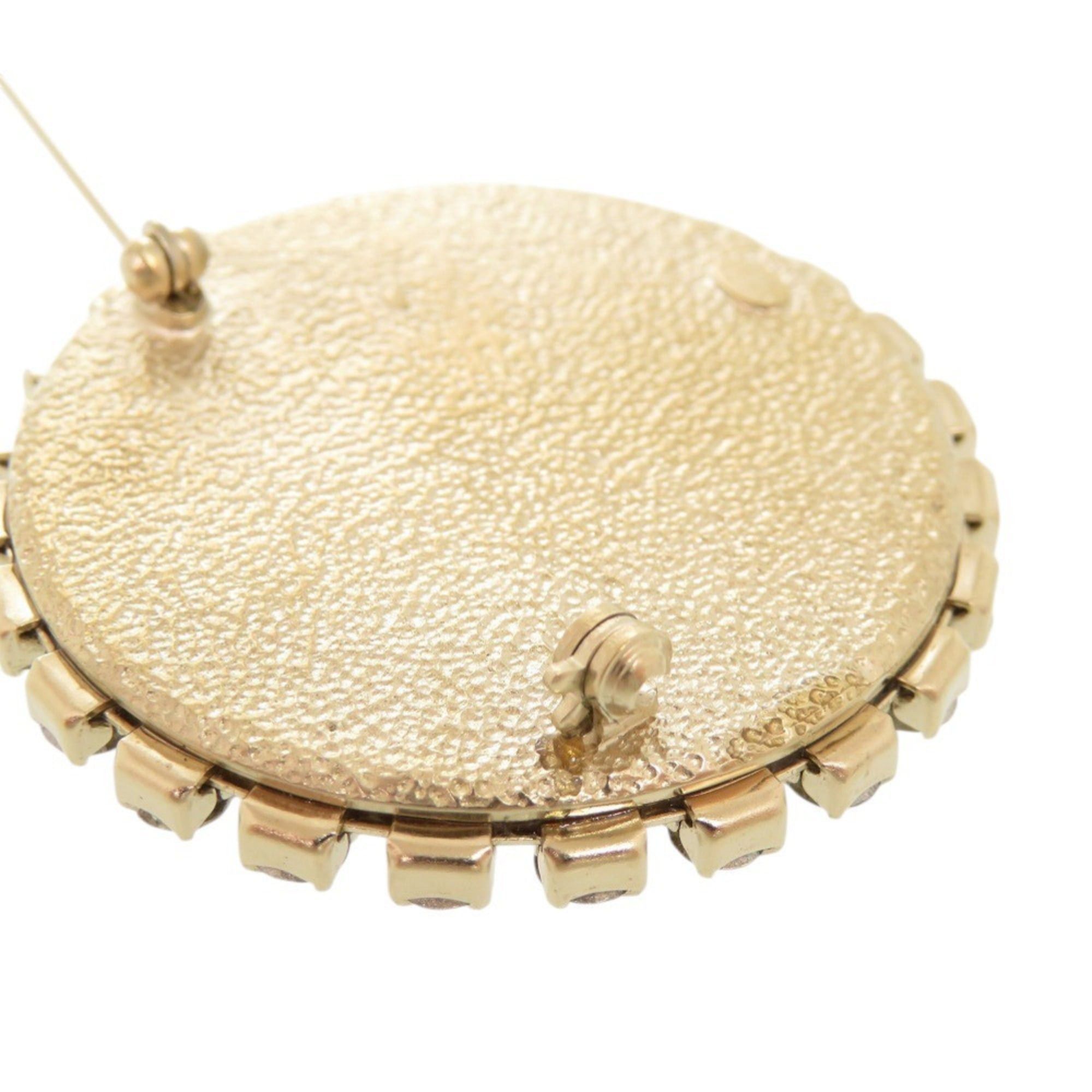 Chanel Excellent condition Chanel Camellia design metal rhinestone white brooch 0444CHANEL Size ONE SIZE - 8 Thumbnail