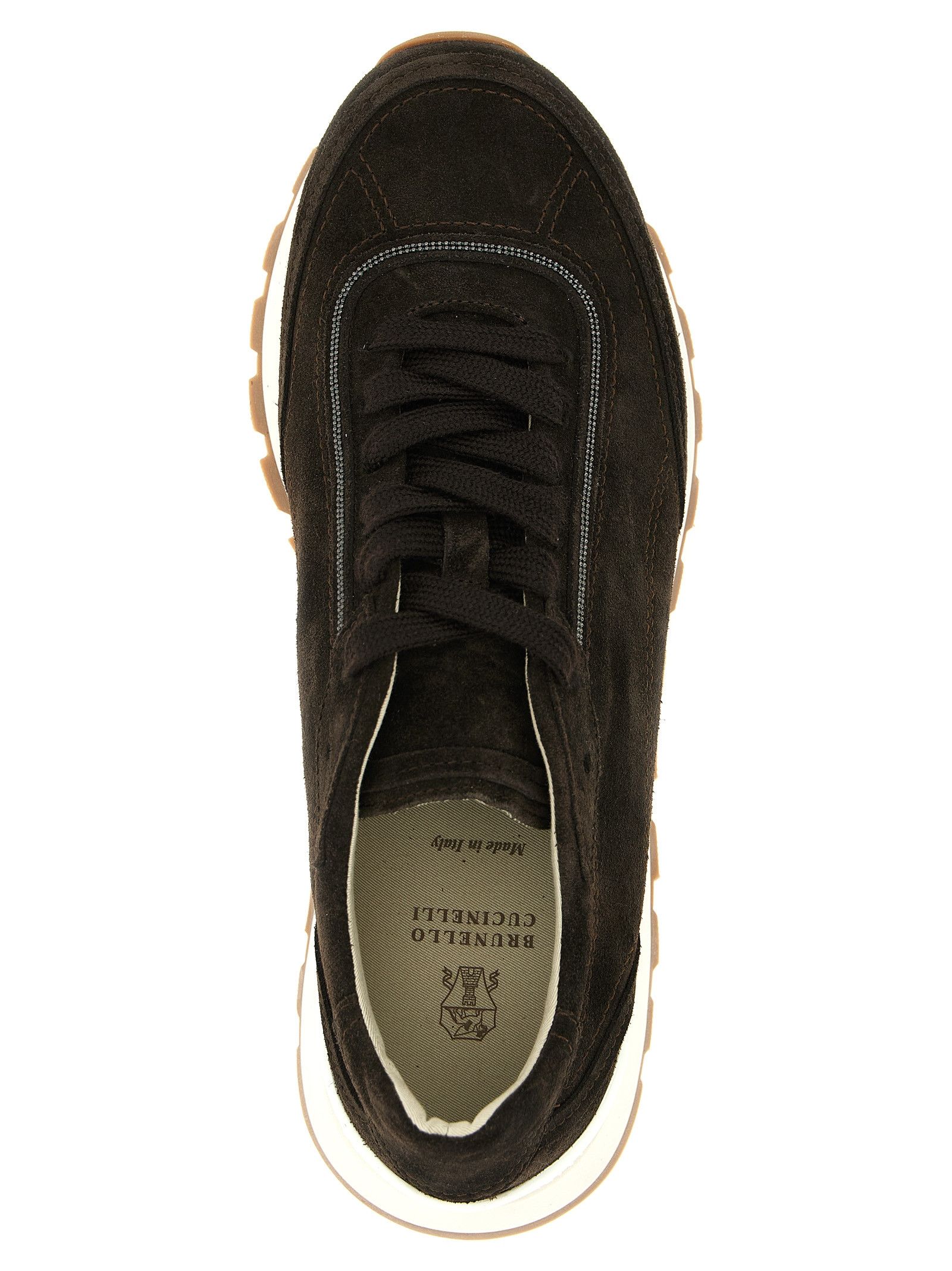Brunello Cucinelli 'Monile' Suede Sneakers Size US 8 / IT 38 - 4 Thumbnail