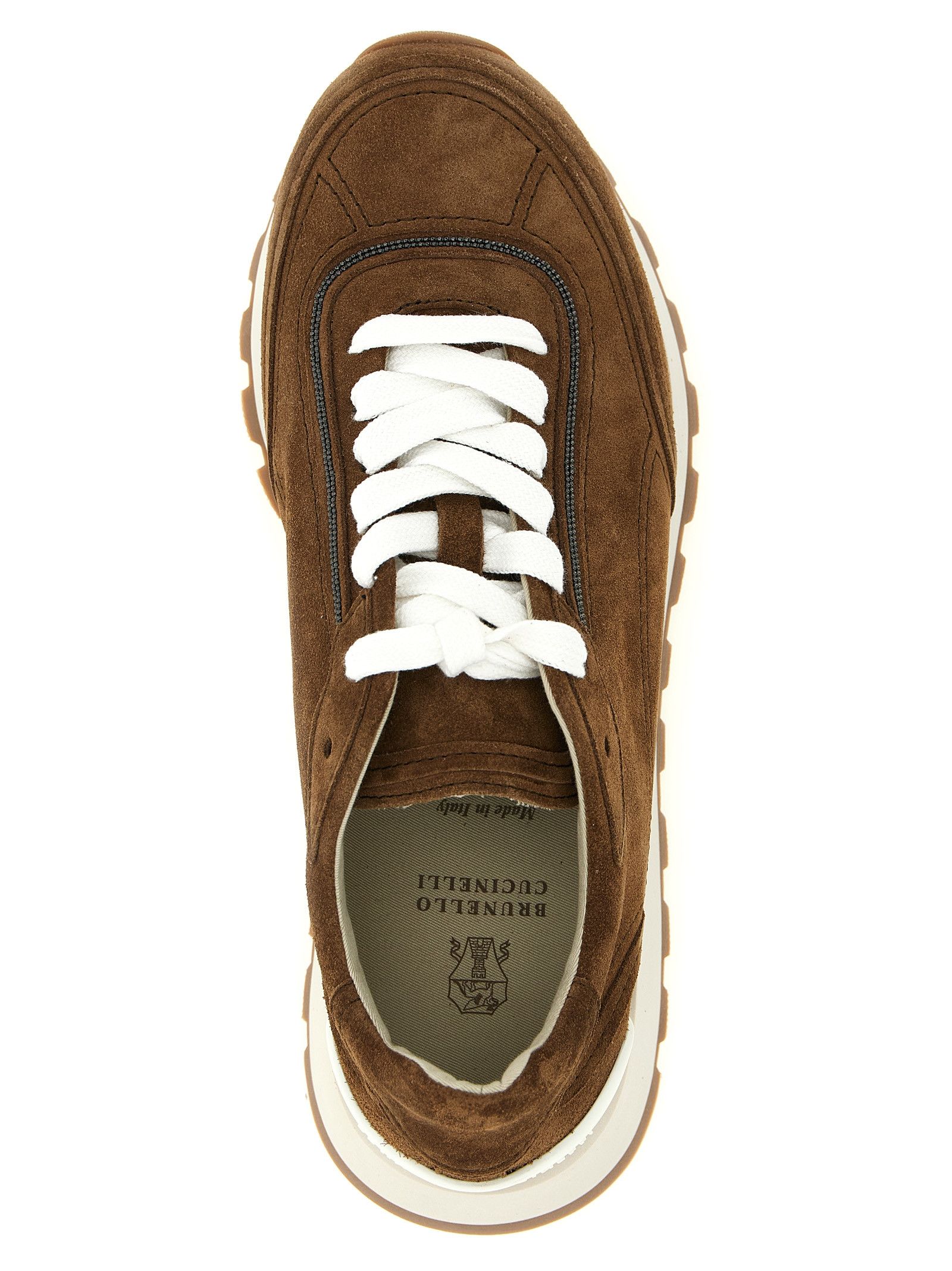 Brunello Cucinelli 'Monile' Suede Sneakers Size US 8 / IT 38 - 4 Thumbnail