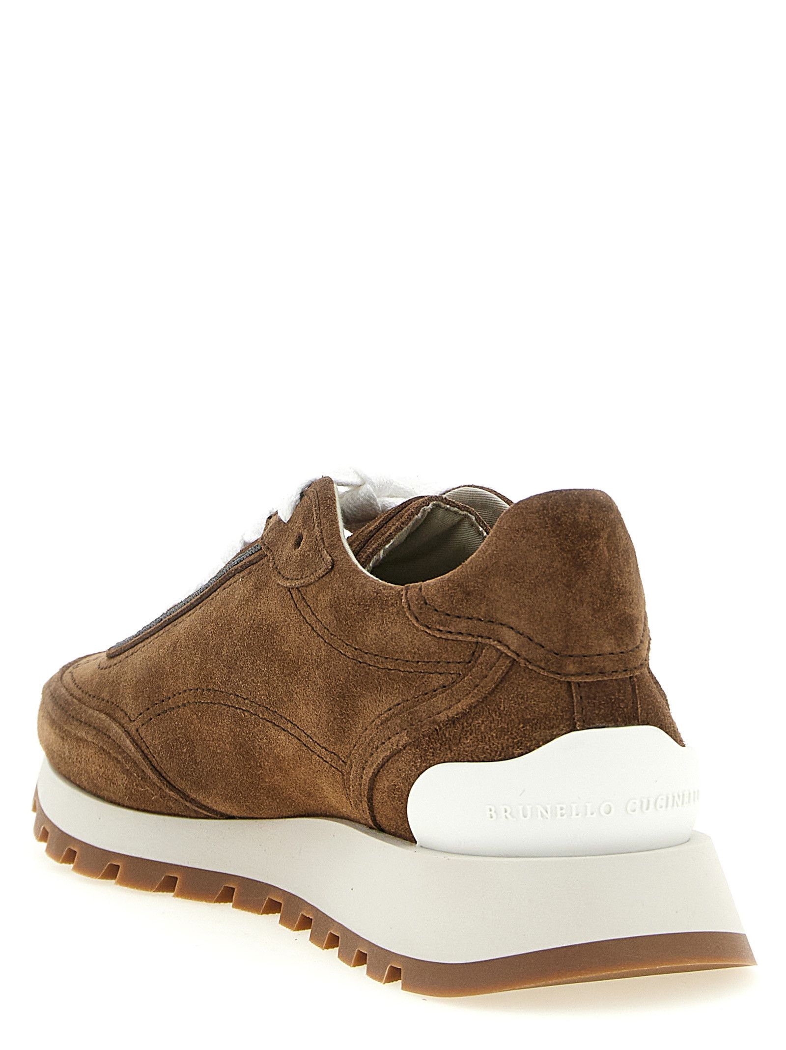 Brunello Cucinelli 'Monile' Suede Sneakers Size US 9.5 / IT 39.5 - 3 Thumbnail