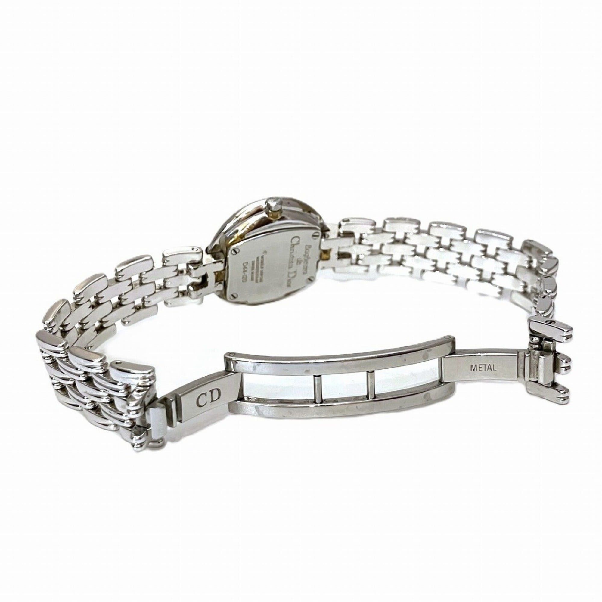 Dior Christian Dior Bacilla watch, total weight 37.8g, stainless steel, quartz movement, gunmetal dial, D44-120 Size ONE SIZE - 7 Thumbnail