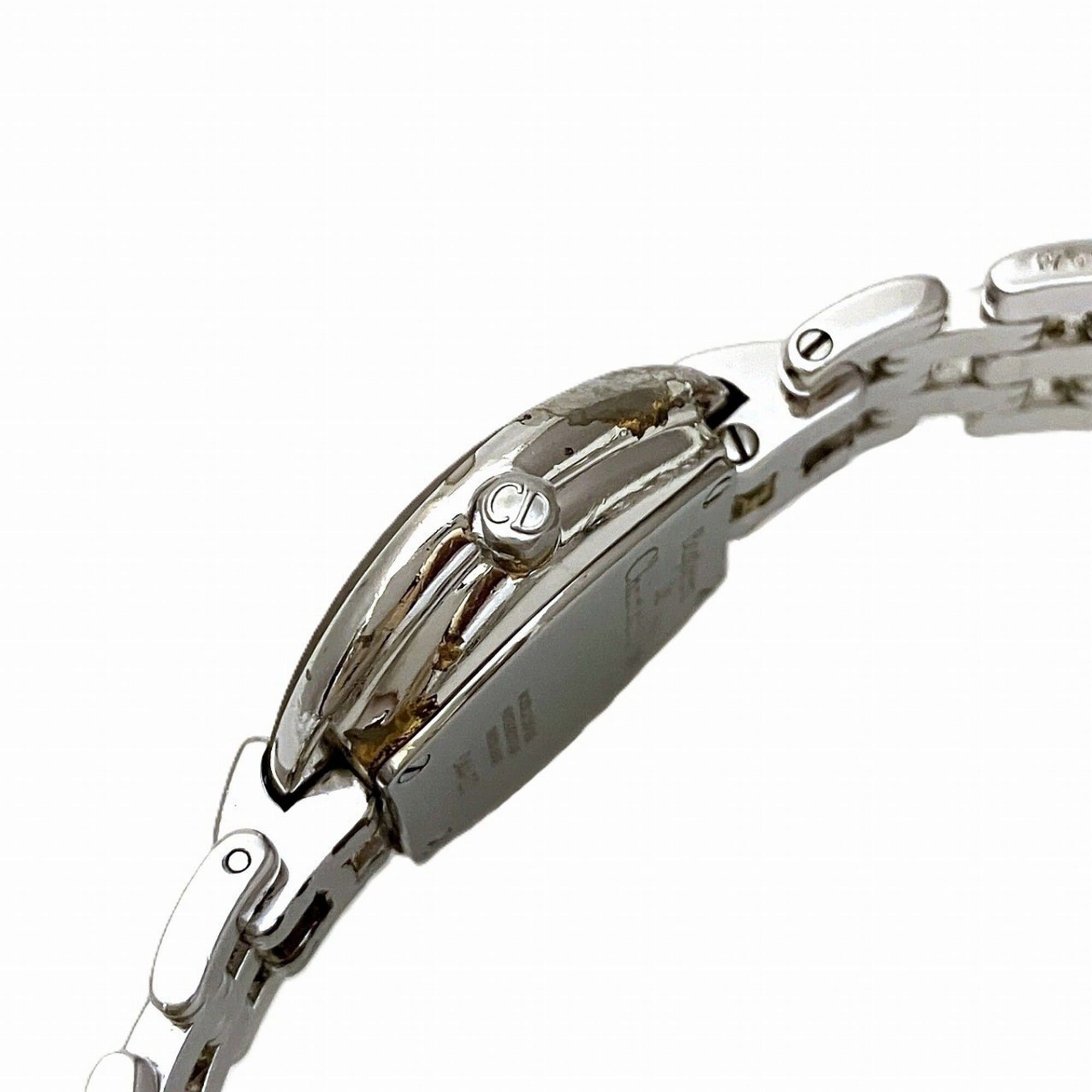 Dior Christian Dior Bacilla watch, total weight 37.8g, stainless steel, quartz movement, gunmetal dial, D44-120 Size ONE SIZE - 9 Thumbnail