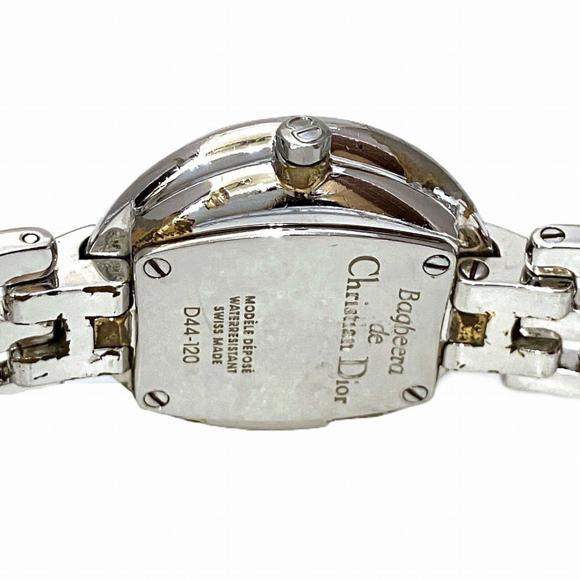 Dior Christian Dior Bacilla watch, total weight 37.8g, stainless steel, quartz movement, gunmetal dial, D44-120 Size ONE SIZE - 5 Thumbnail