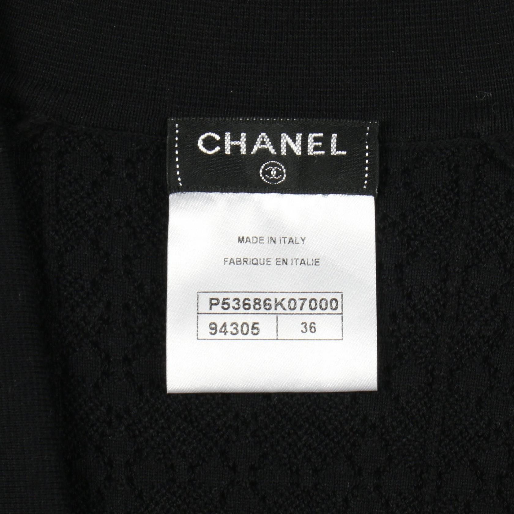 Chanel Chanel Chanel Coco Mark Button Pearl Cotton Nylon Dress Textile Dresses P53686K07000 DUTY FREE for USA Size ONE SIZE - 3 Thumbnail