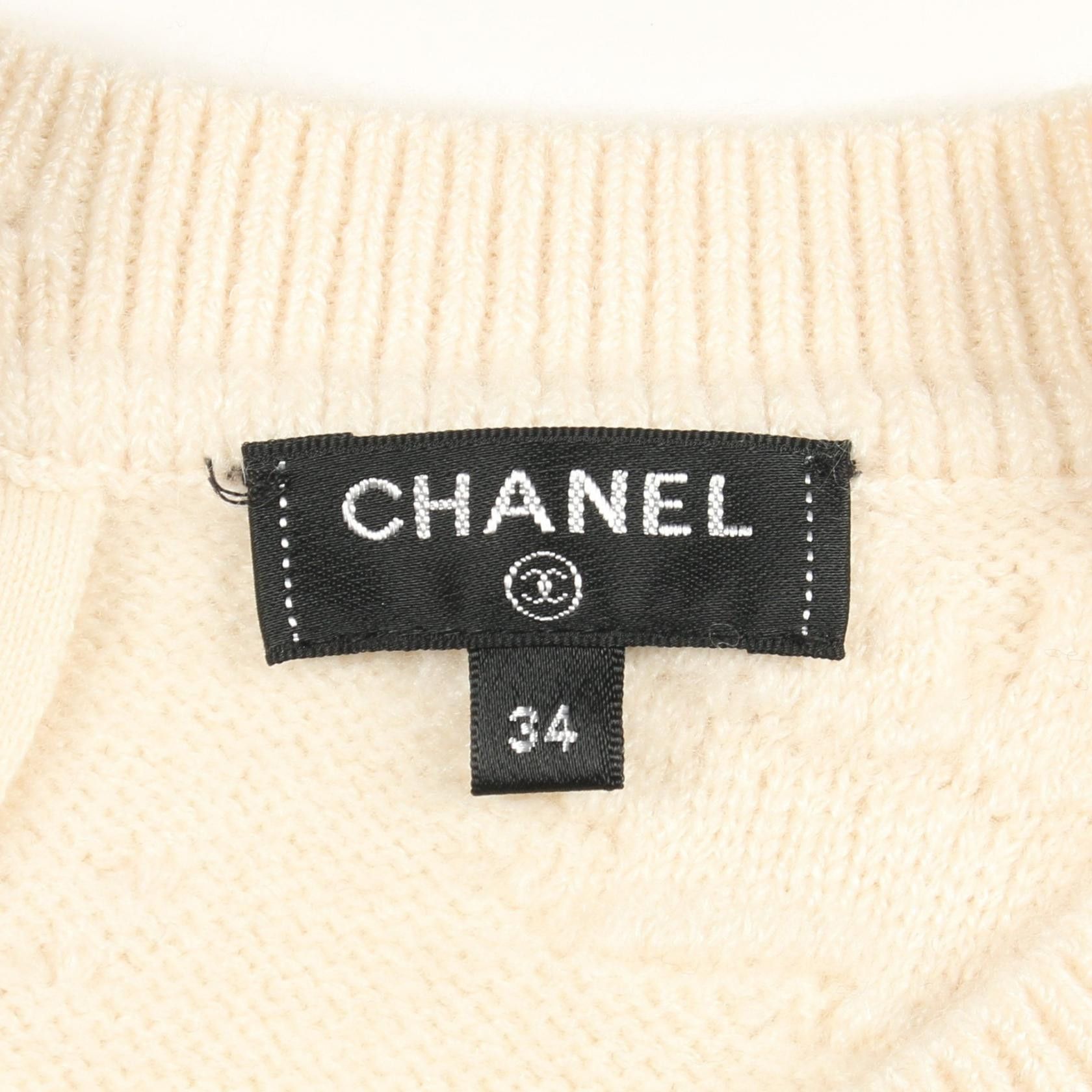 Chanel Chanel Chanel Coco Mark Knit Dress Wool Cashmere Textile Dresses P70970K10170 DUTY FREE for USA Size ONE SIZE - 3 Thumbnail