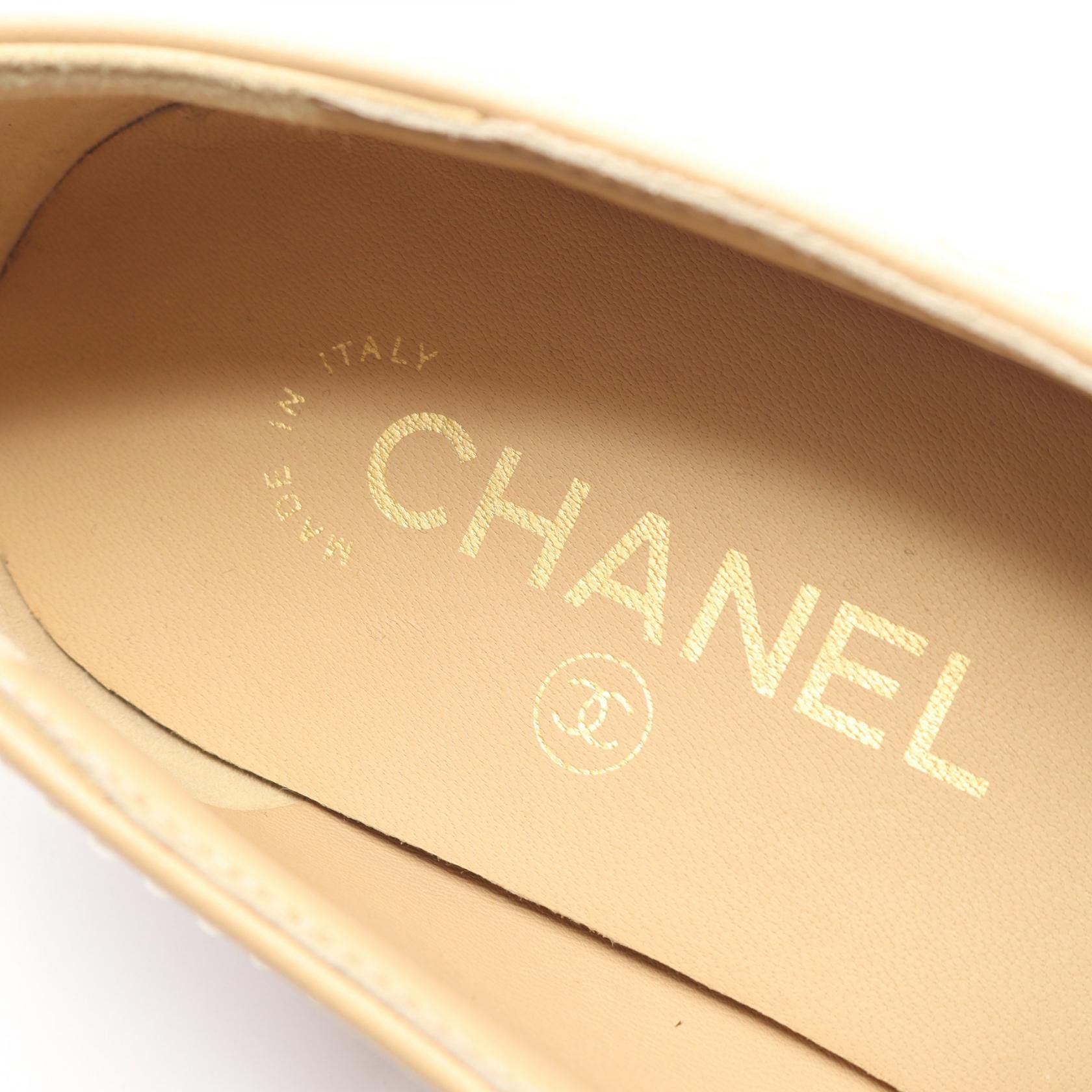Chanel Chanel Chanel Coco Mark Leather Flats Leather Shoes DUTY FREE for USA Size ONE SIZE - 5 Thumbnail