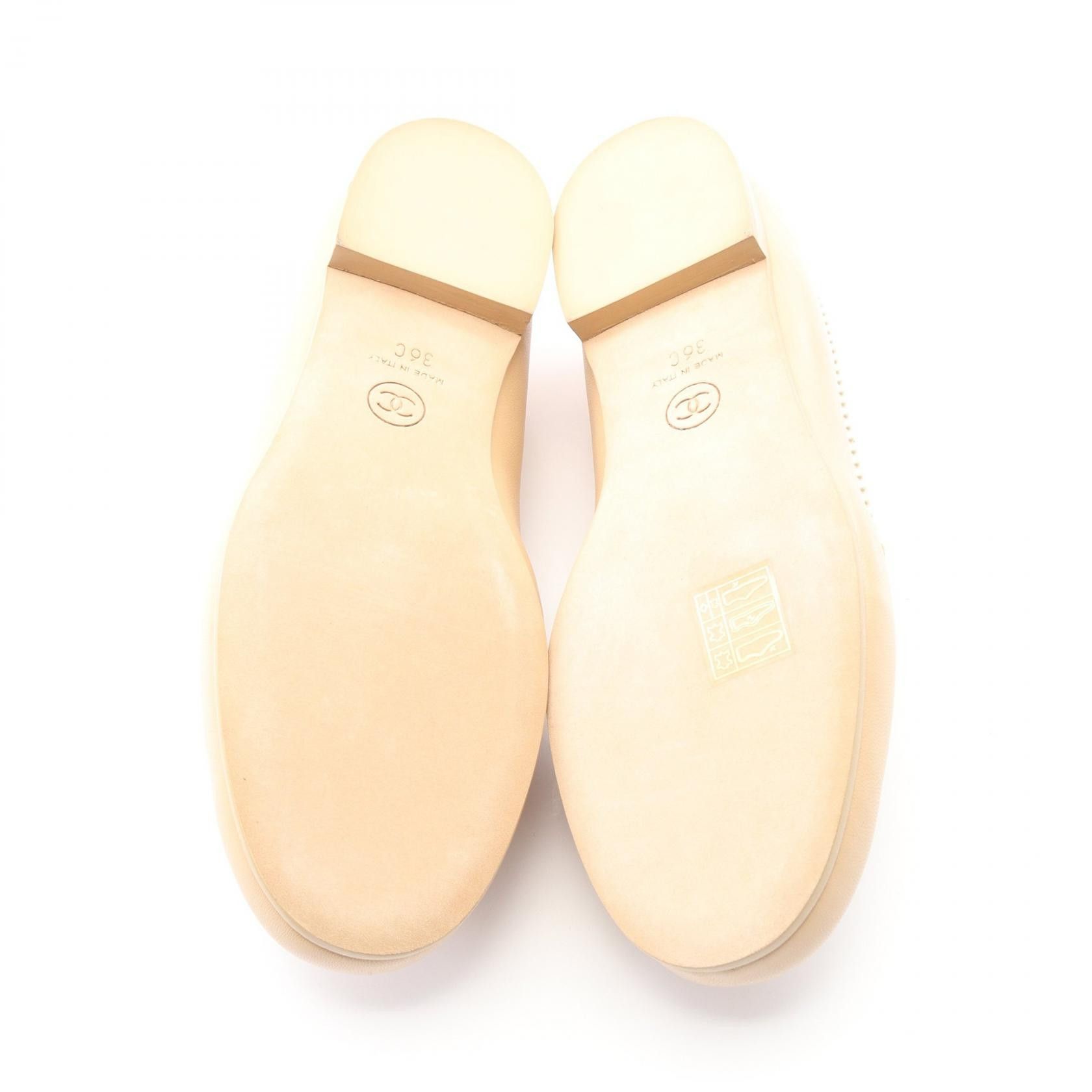 Chanel Chanel Chanel Coco Mark Leather Flats Leather Shoes DUTY FREE for USA Size ONE SIZE - 4 Thumbnail