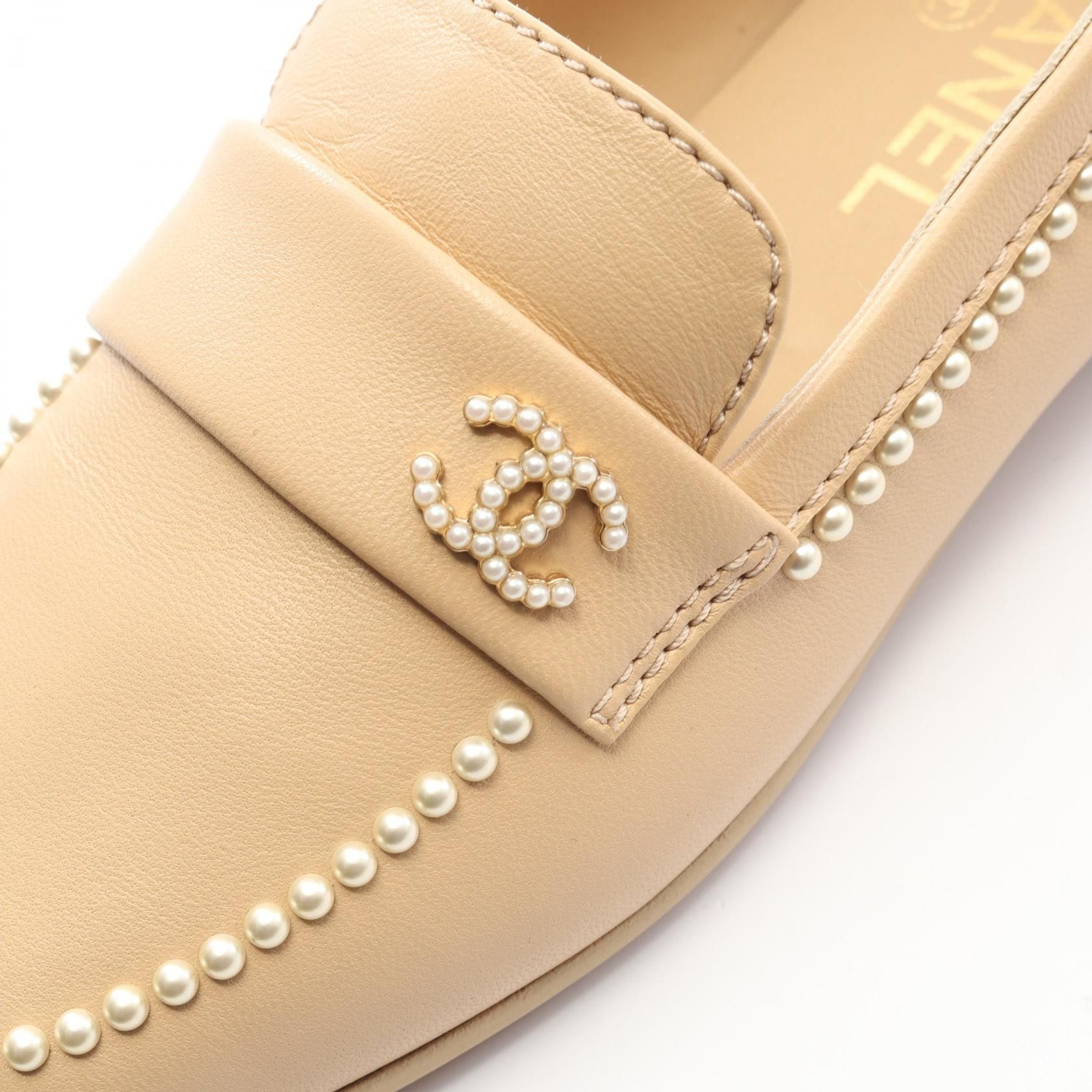Chanel Chanel Chanel Coco Mark Leather Flats Leather Shoes DUTY FREE for USA Size ONE SIZE - 10 Thumbnail