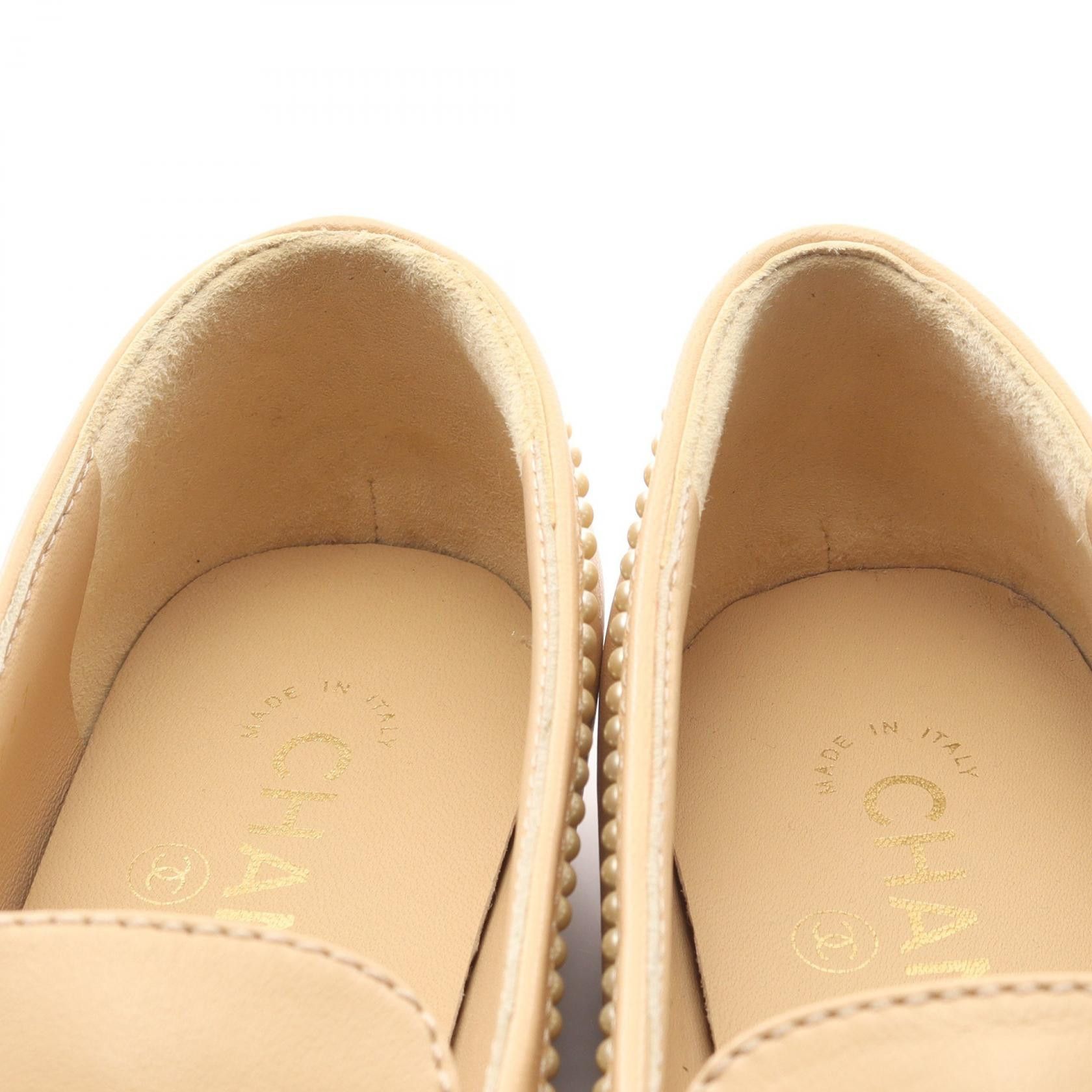Chanel Chanel Chanel Coco Mark Leather Flats Leather Shoes DUTY FREE for USA Size ONE SIZE - 9 Thumbnail