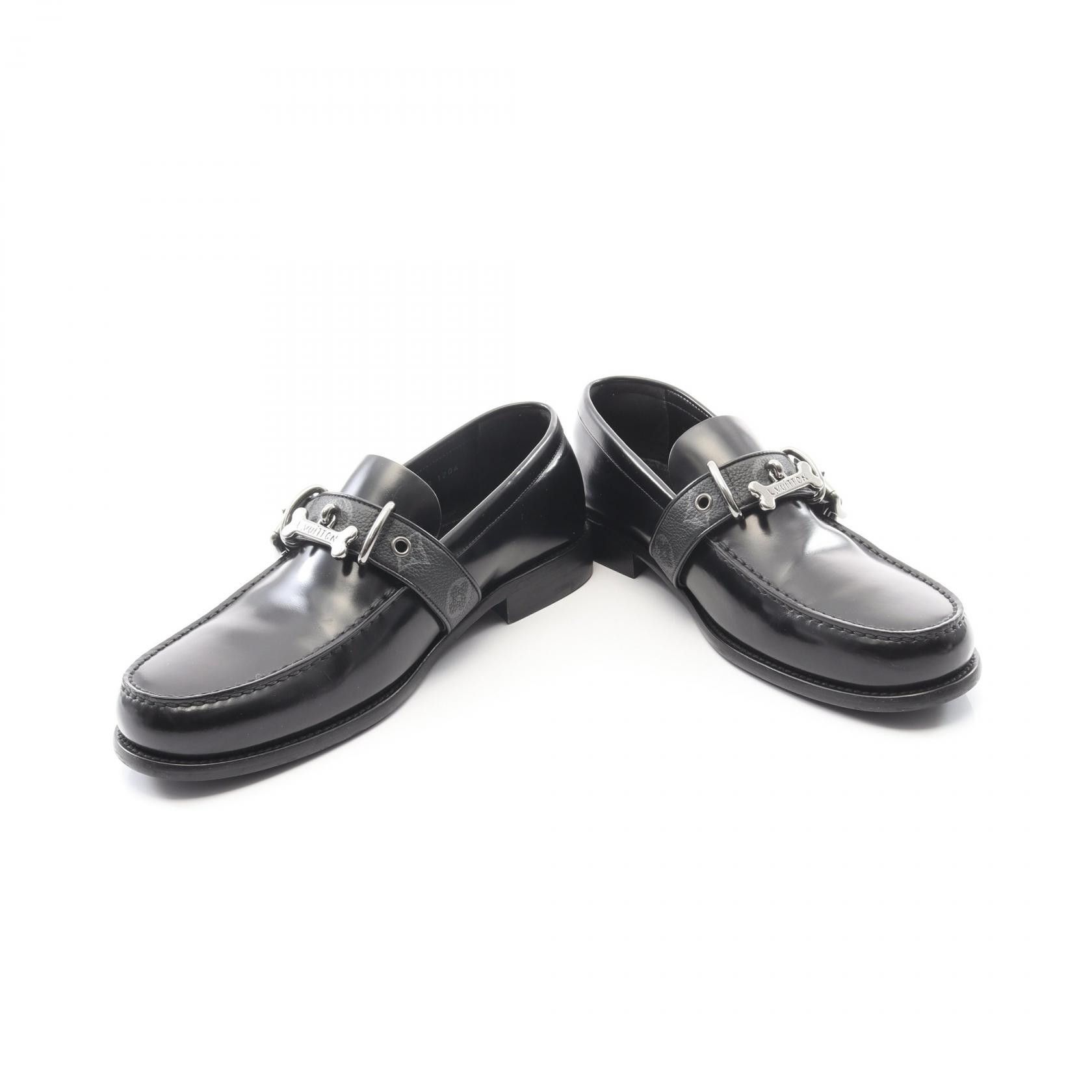 Louis Vuitton Louis Vuitton Louis Vuitton Louis Line Leather Loafers Leather Shoes DUTY FREE for USA Size ONE SIZE - 3 Thumbnail