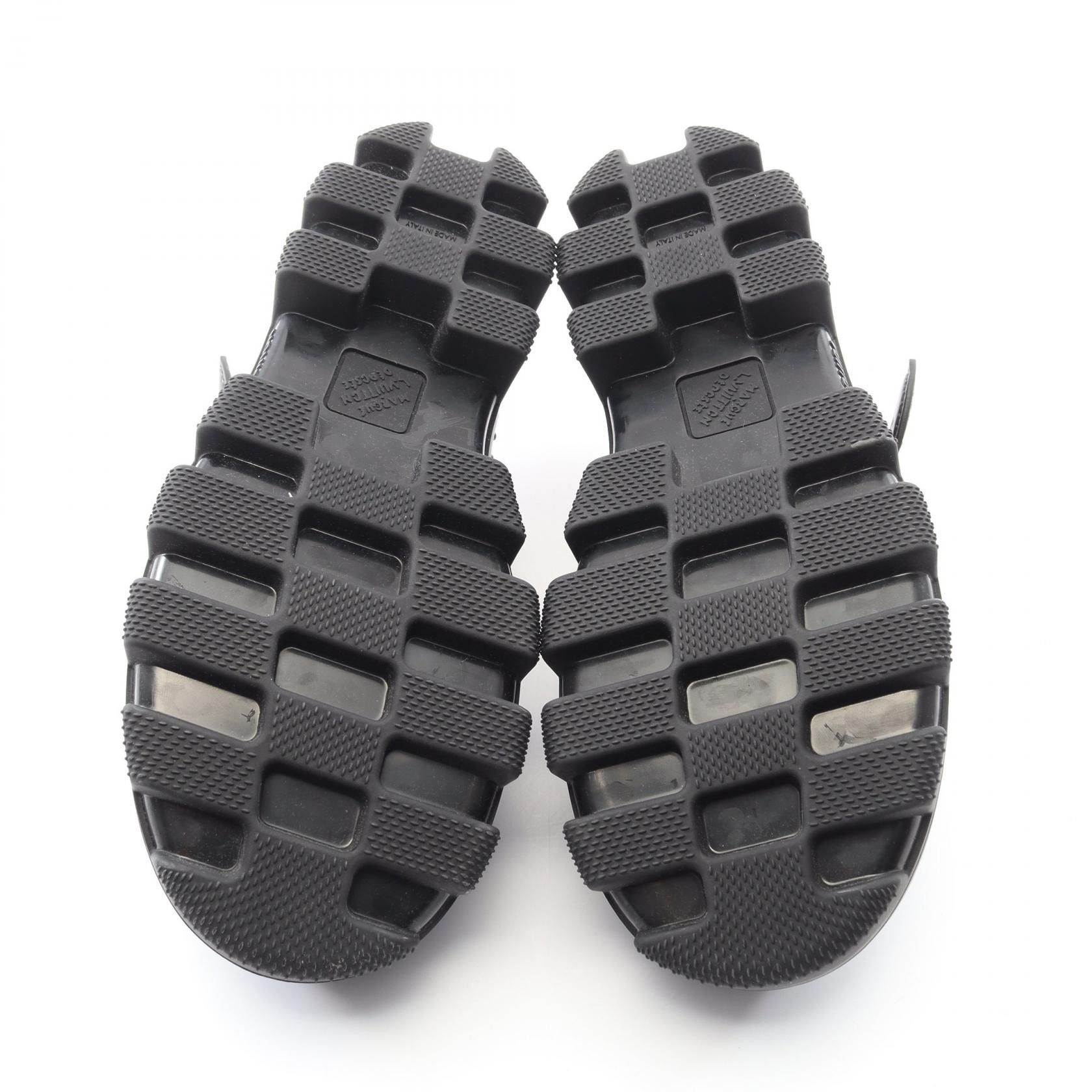 Louis Vuitton Louis Vuitton Louis Vuitton LV Checker Line Leather Casual Shoes Leather Shoes DUTY FREE for USA Size ONE SIZE - 4 Thumbnail
