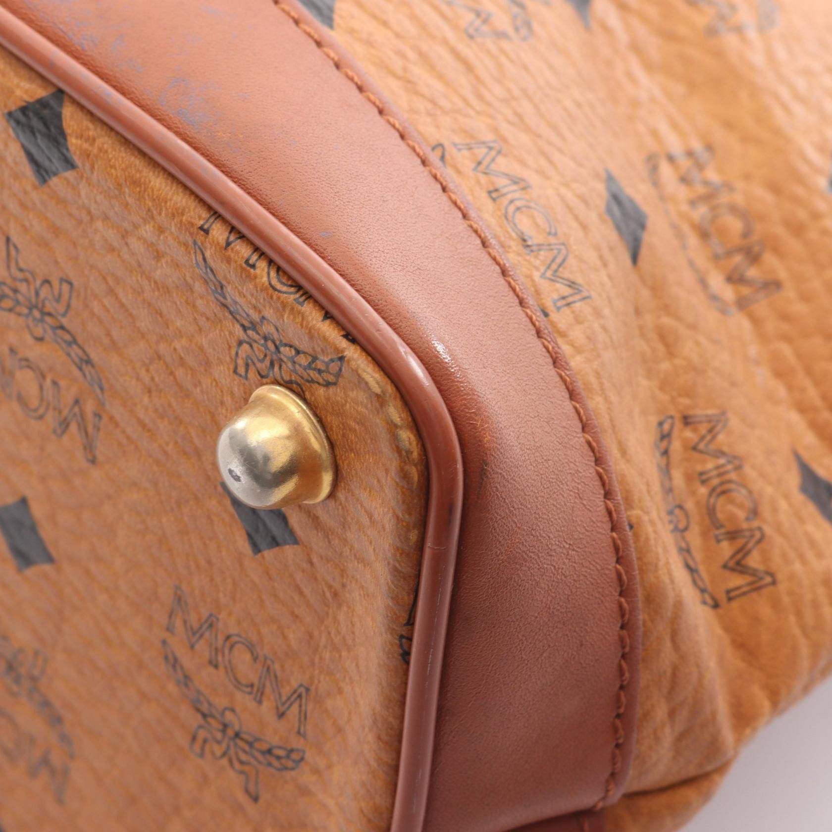 MCM MCM MCM Visetos Leather Handbag Leather Handbag DUTY FREE for USA Size ONE SIZE - 7 Thumbnail