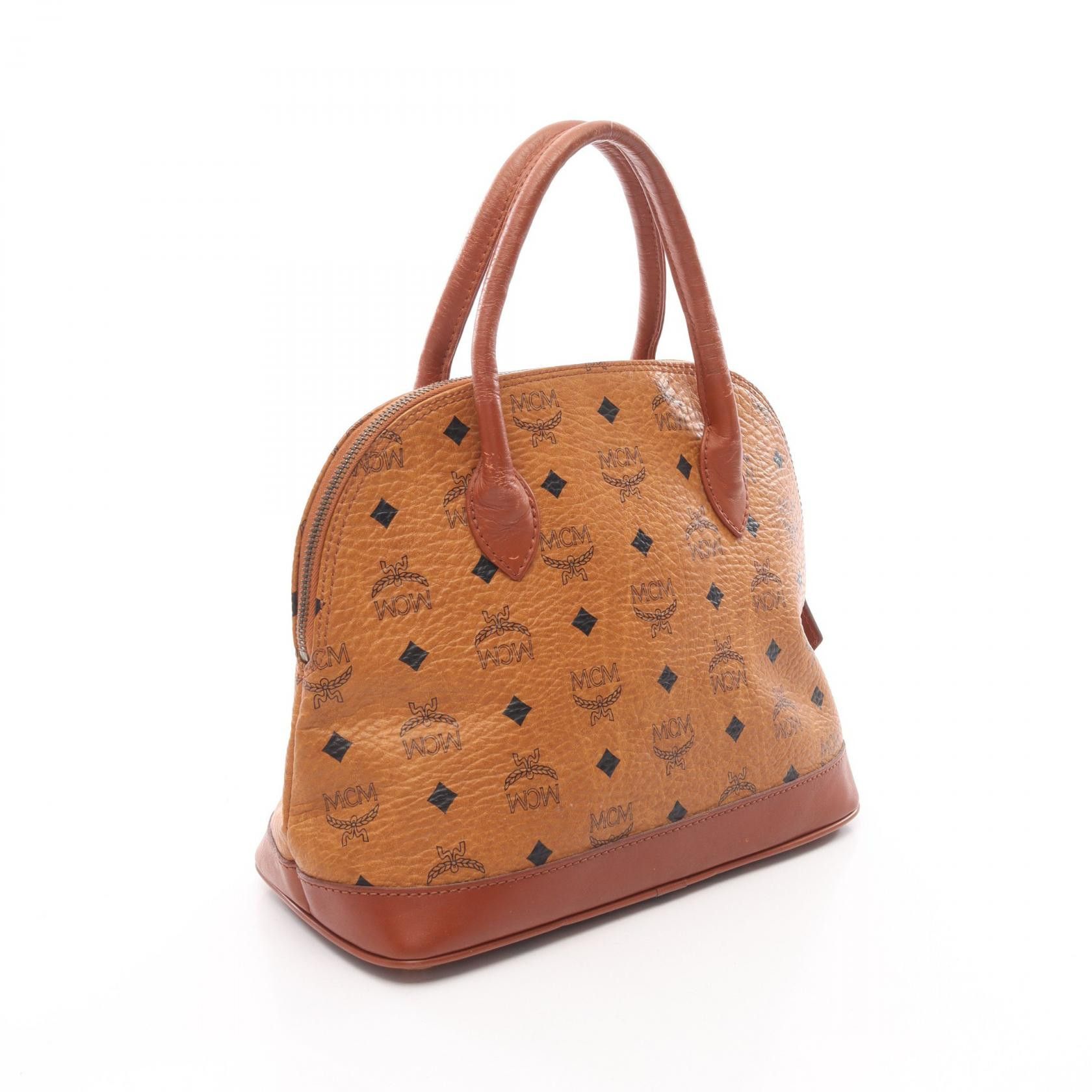 MCM MCM MCM Visetos Leather Handbag Leather Handbag DUTY FREE for USA Size ONE SIZE - 2 Thumbnail