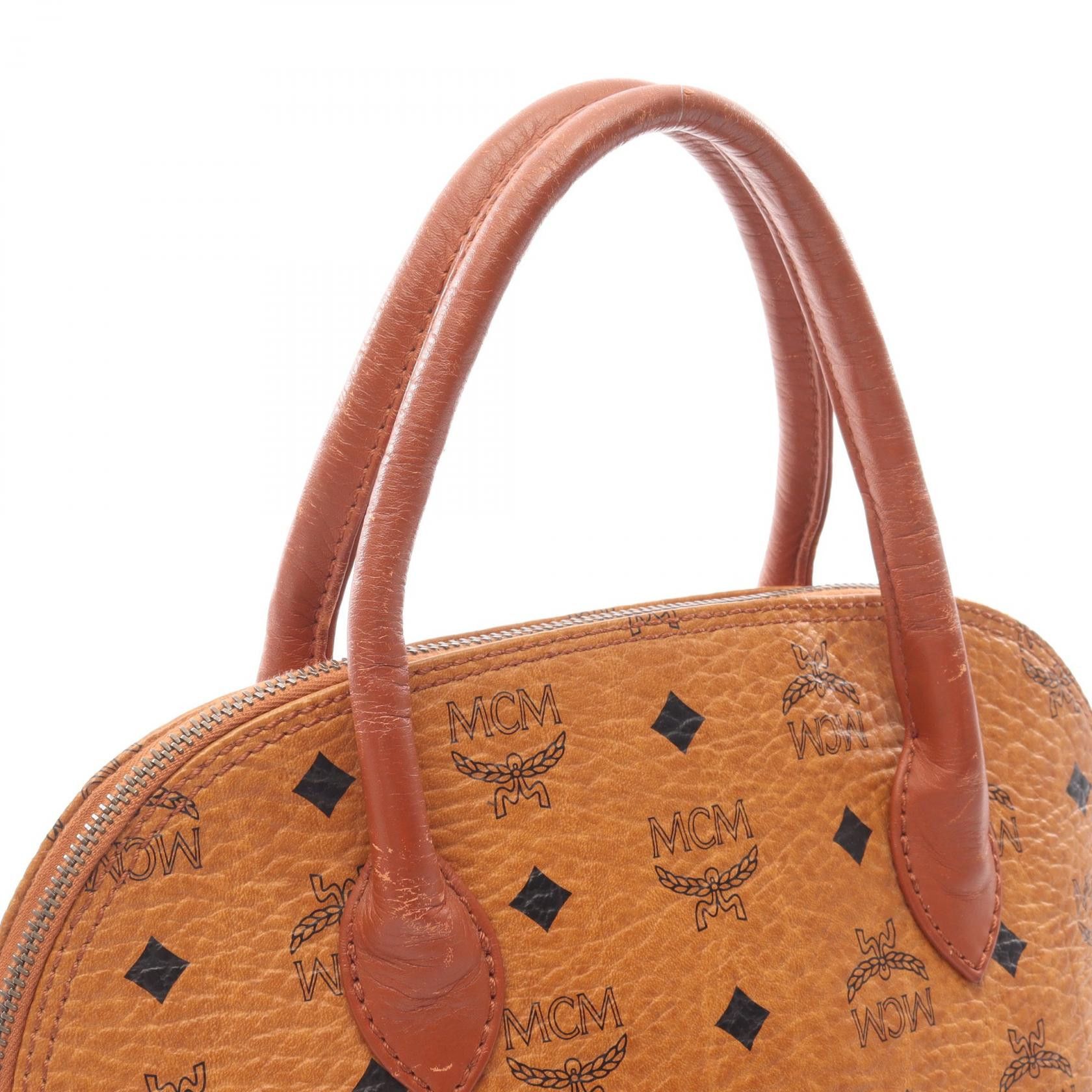 MCM MCM MCM Visetos Leather Handbag Leather Handbag DUTY FREE for USA Size ONE SIZE - 6 Thumbnail