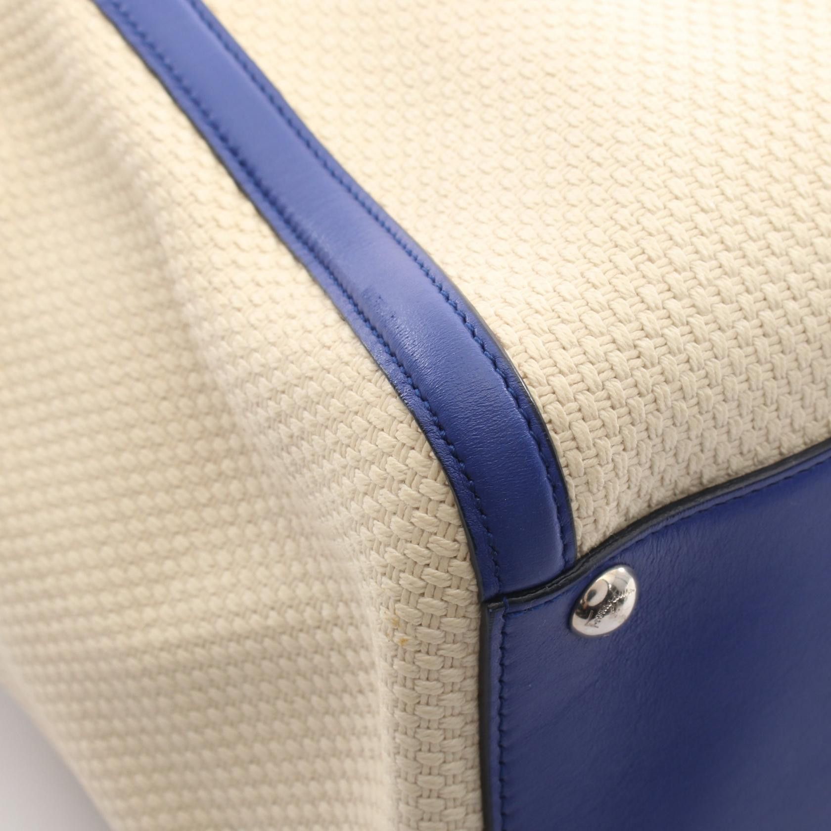 Salvatore Ferragamo Salvatore Ferragamo Salvatore Ferragamo Ariana Canvas Leather Handbag Leather Handbag 21E455 DUTY FREE for USA Size ONE SIZE - 7 Thumbnail