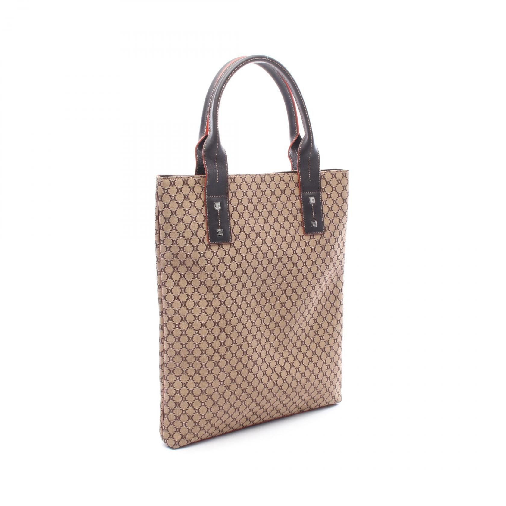 Celine Celine CELINE Macadam Leather Nylon Canvas Tote Bag Textile Tote Bag DUTY FREE for USA Size ONE SIZE - 2 Thumbnail